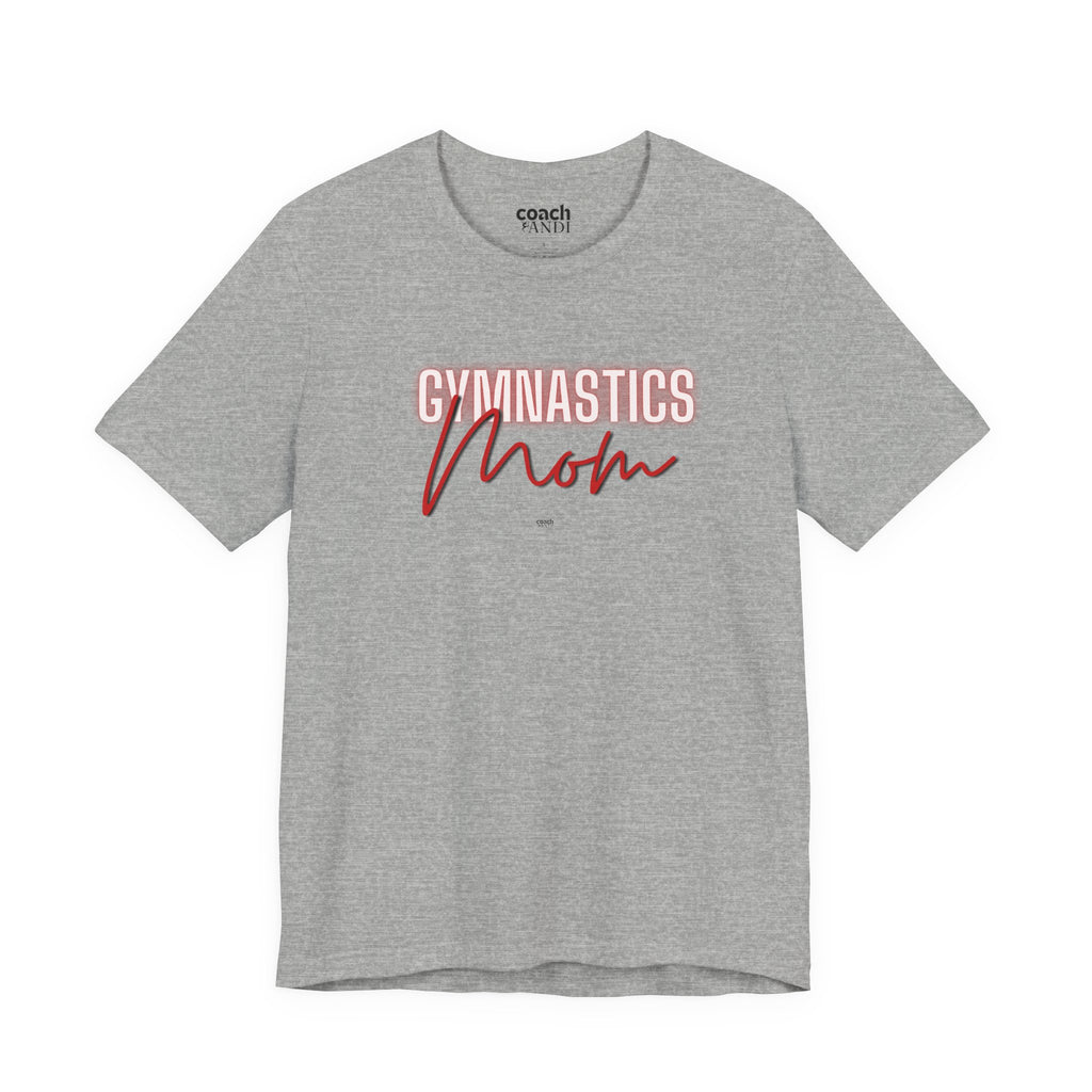 Glow Gym Mom Tshirt - Red (Adult)