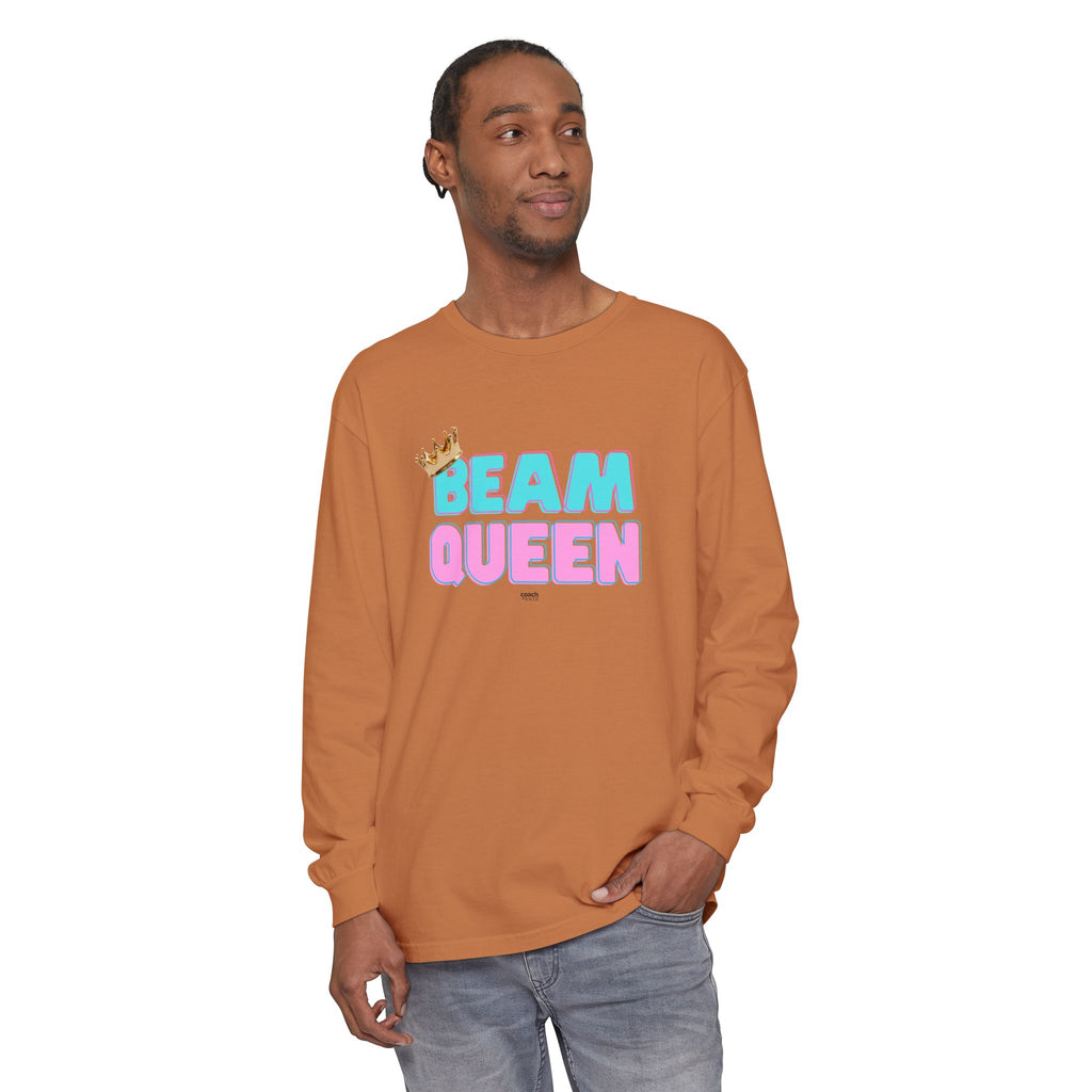 Beam Queen - Aqua/Pink (Adult Longsleeve Shirt)