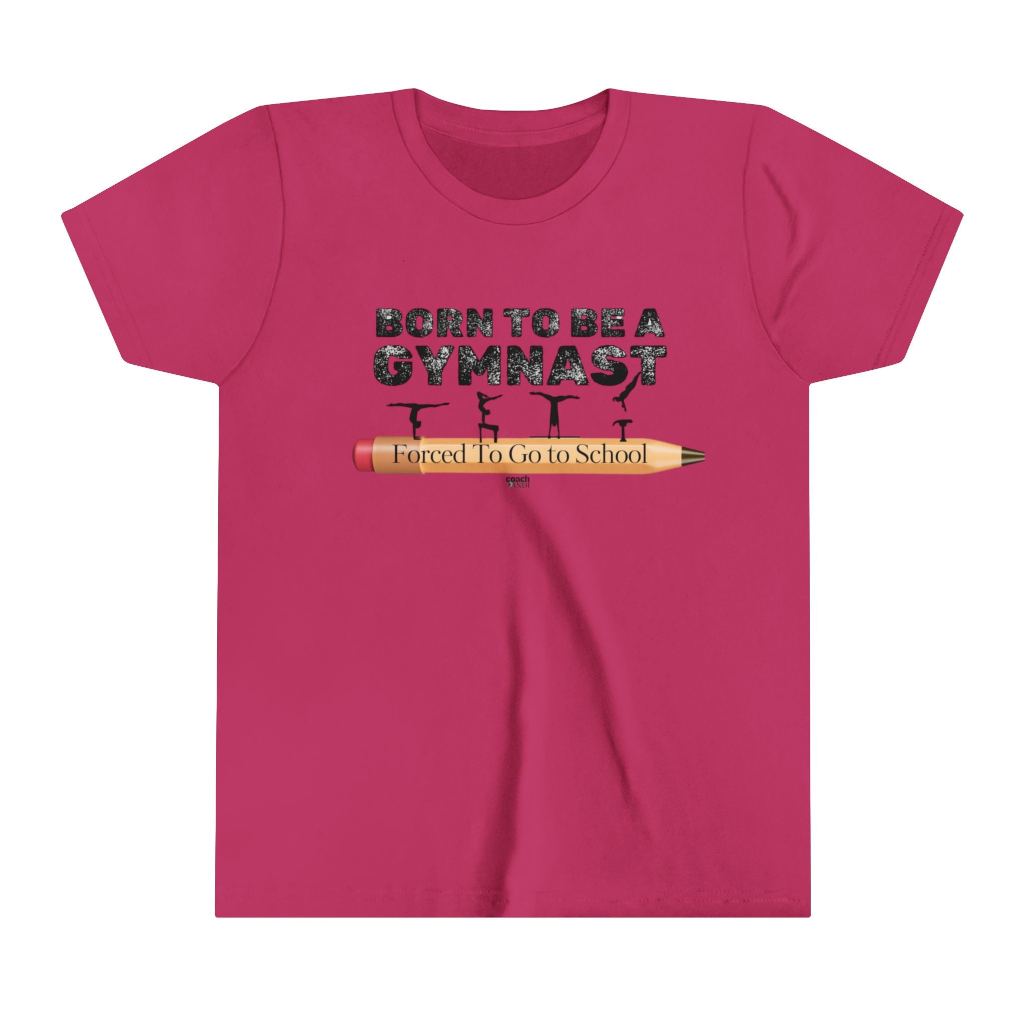 Born to be a Gymnast (Youth Short Sleeve Tee)