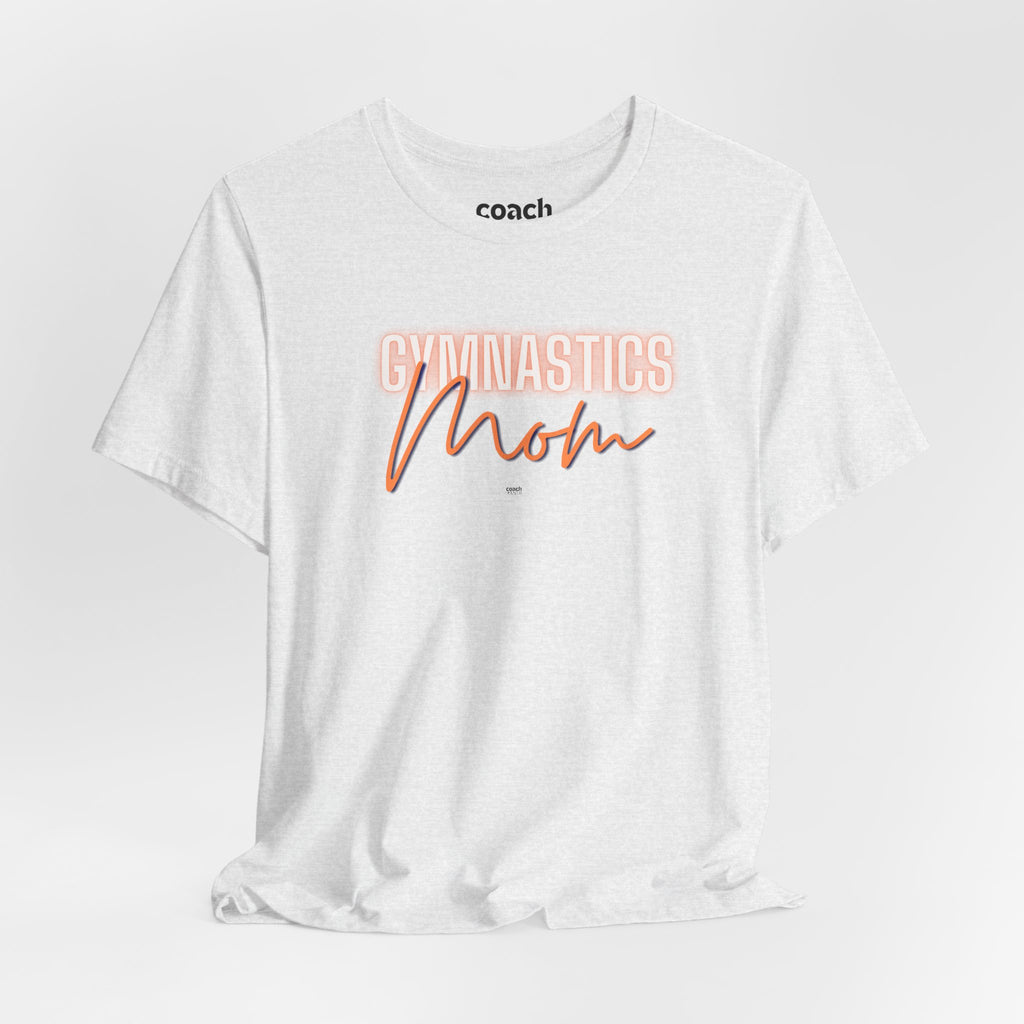 Glow Gym Mom Tshirt - Orange/Blue (Adult)