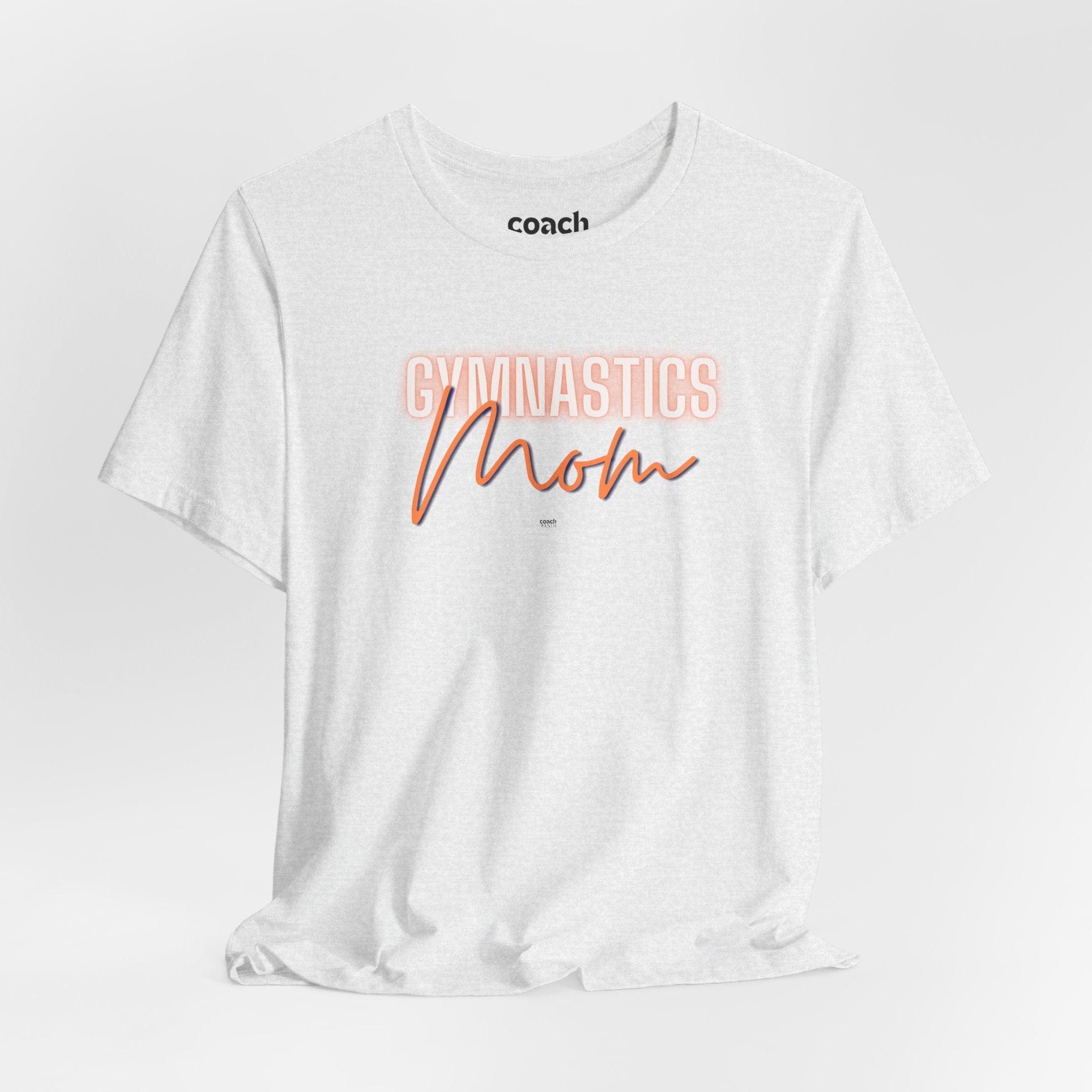 Glow Gym Mom Tshirt - Orange/Blue (Adult)