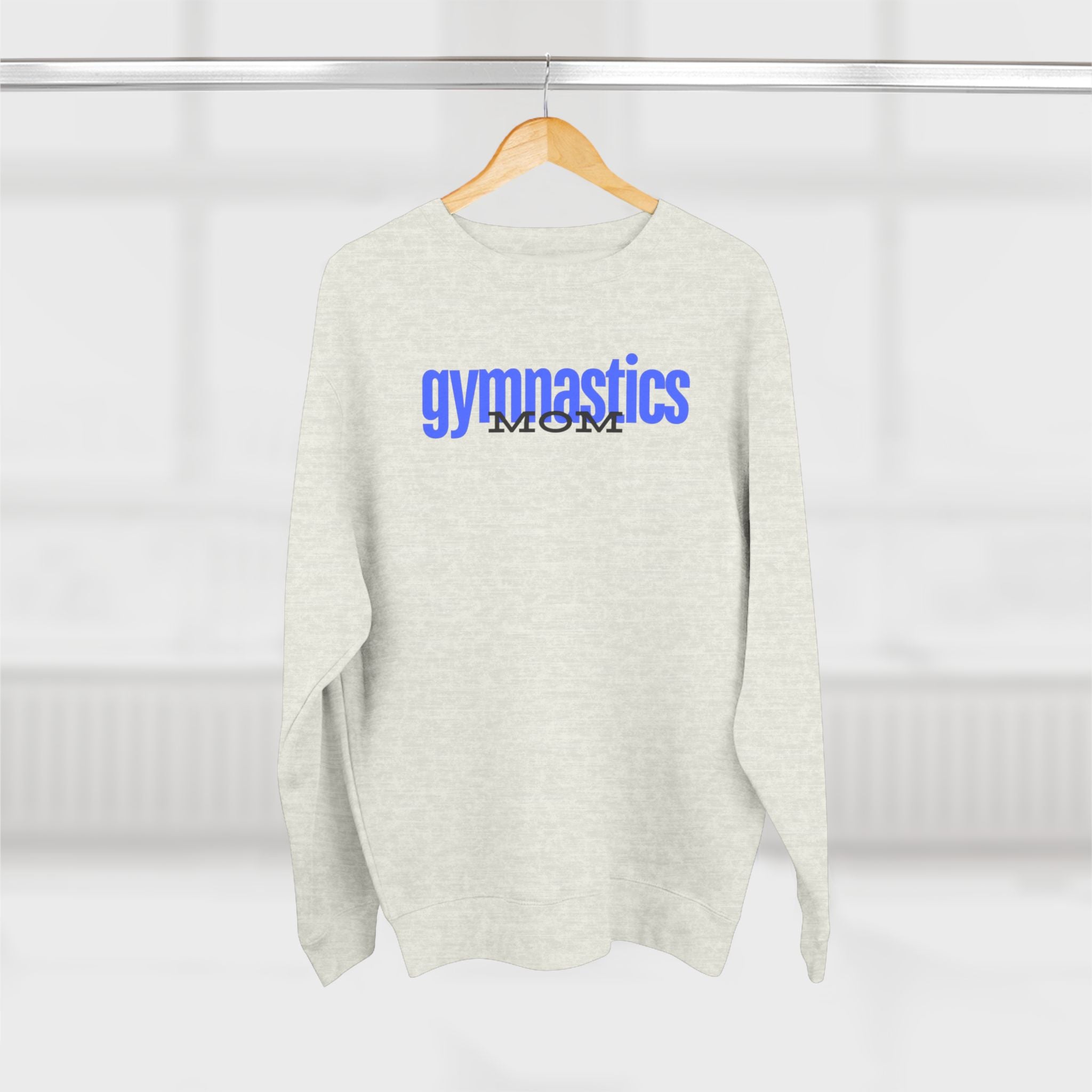Gymnastics Mom-Blue (Adult Crewneck)