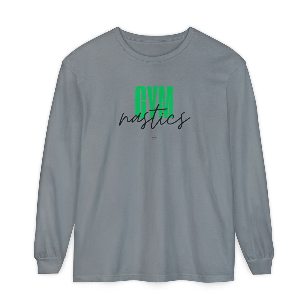 GYMnastics Long Sleeve Shirt - Green (Adult)
