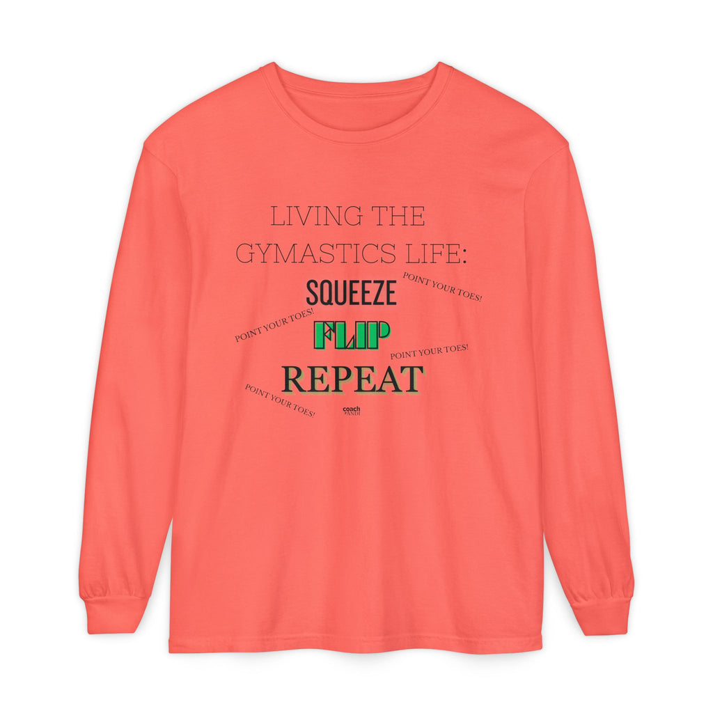 Squeeze Flip Repeat -Green (Adult Longsleeve Shirt)