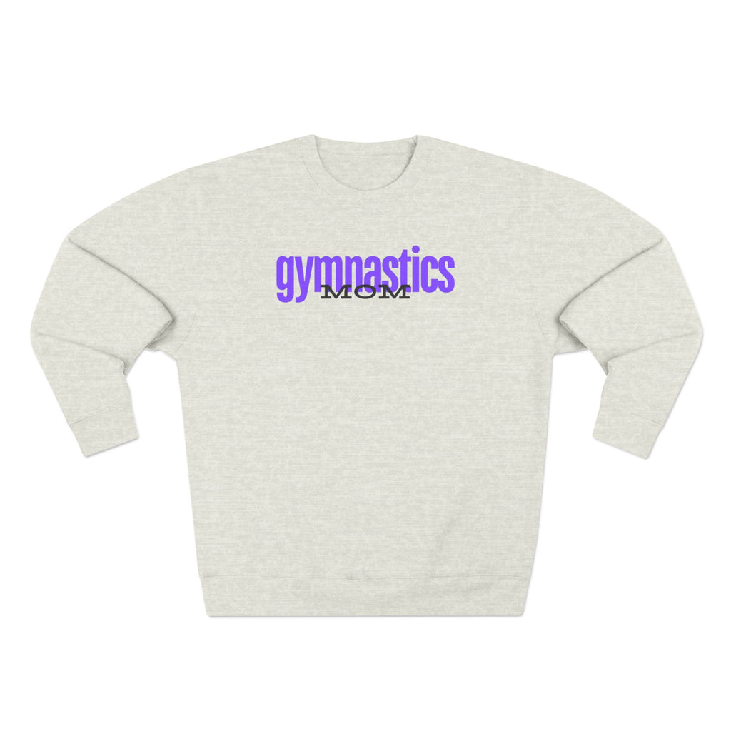 Gymnastics Mom-Purple (Adult Crewneck)