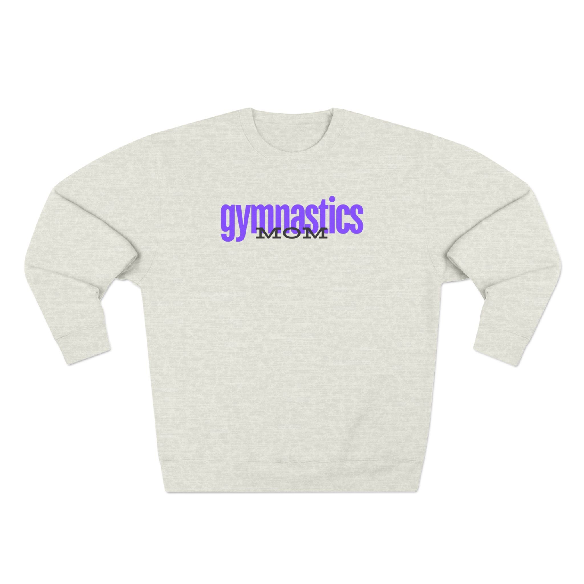 Gymnastics Mom-Purple (Adult Crewneck)