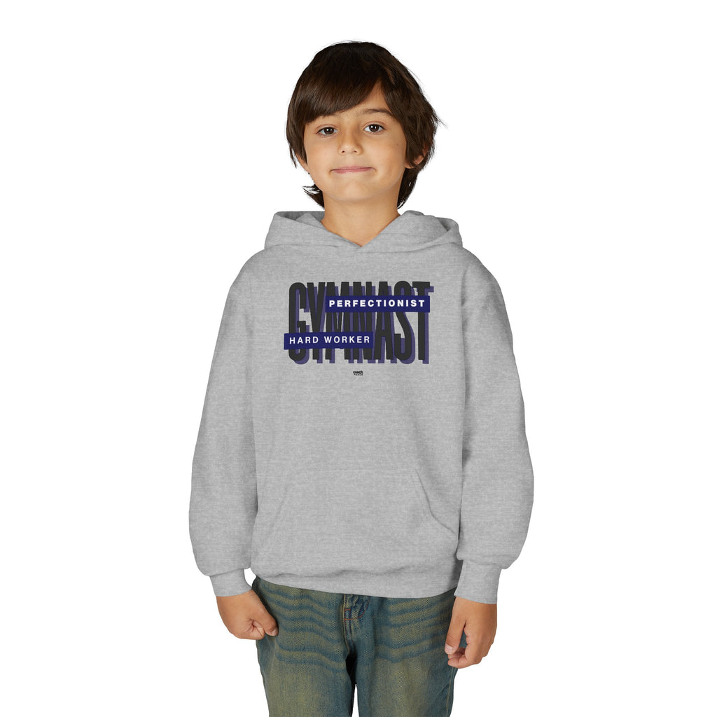 Gymnast Hard Worker Hoodie - Navy (Youth)
