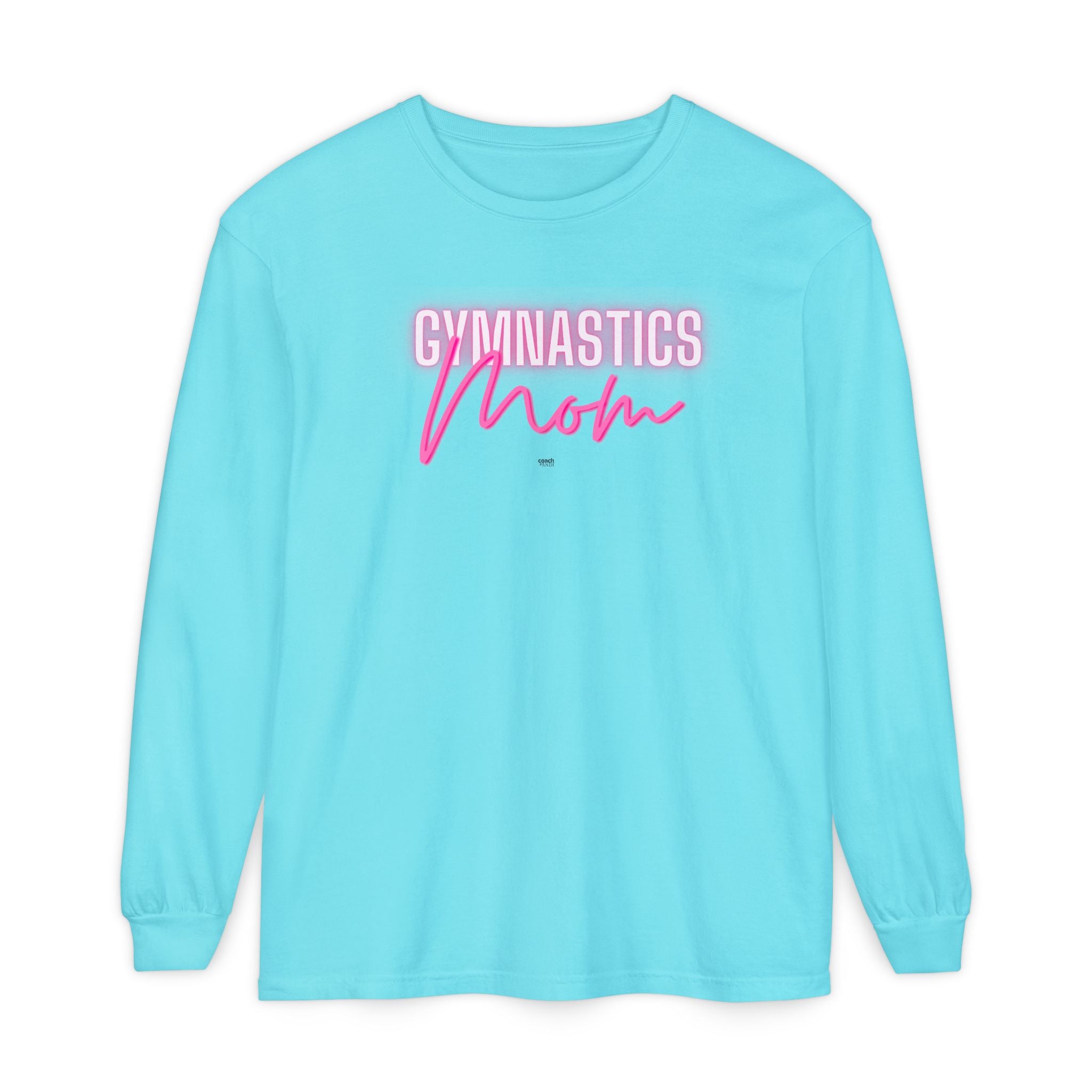 Glow Gym Mom Long Sleeve Shirt - Pink (Adult)