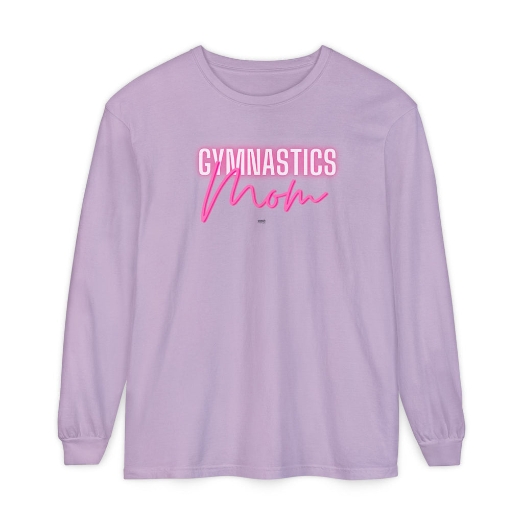 Glow Gym Mom Long Sleeve Shirt - Pink (Adult)