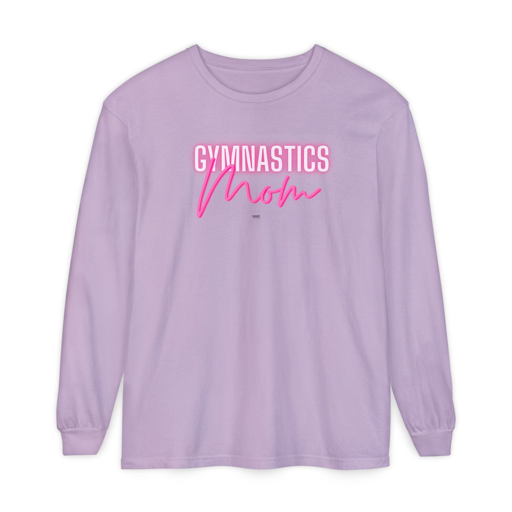 Glow Gym Mom Long Sleeve Shirt - Pink (Adult)