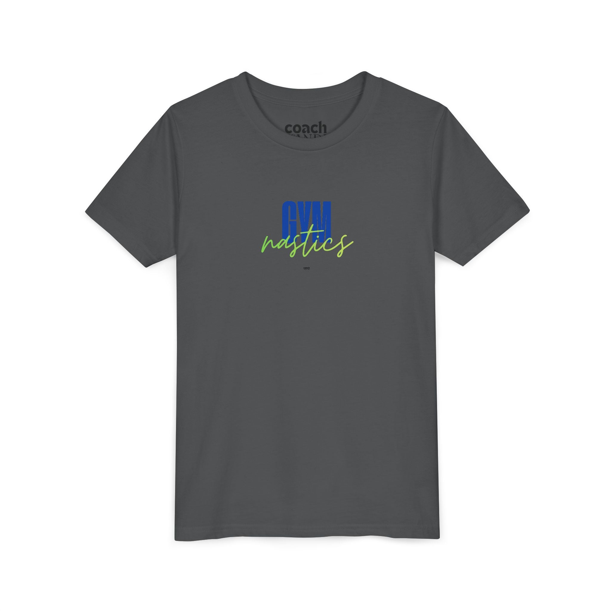 GYMnastics Short Sleeve Tee - Blue/Lime (Youth)