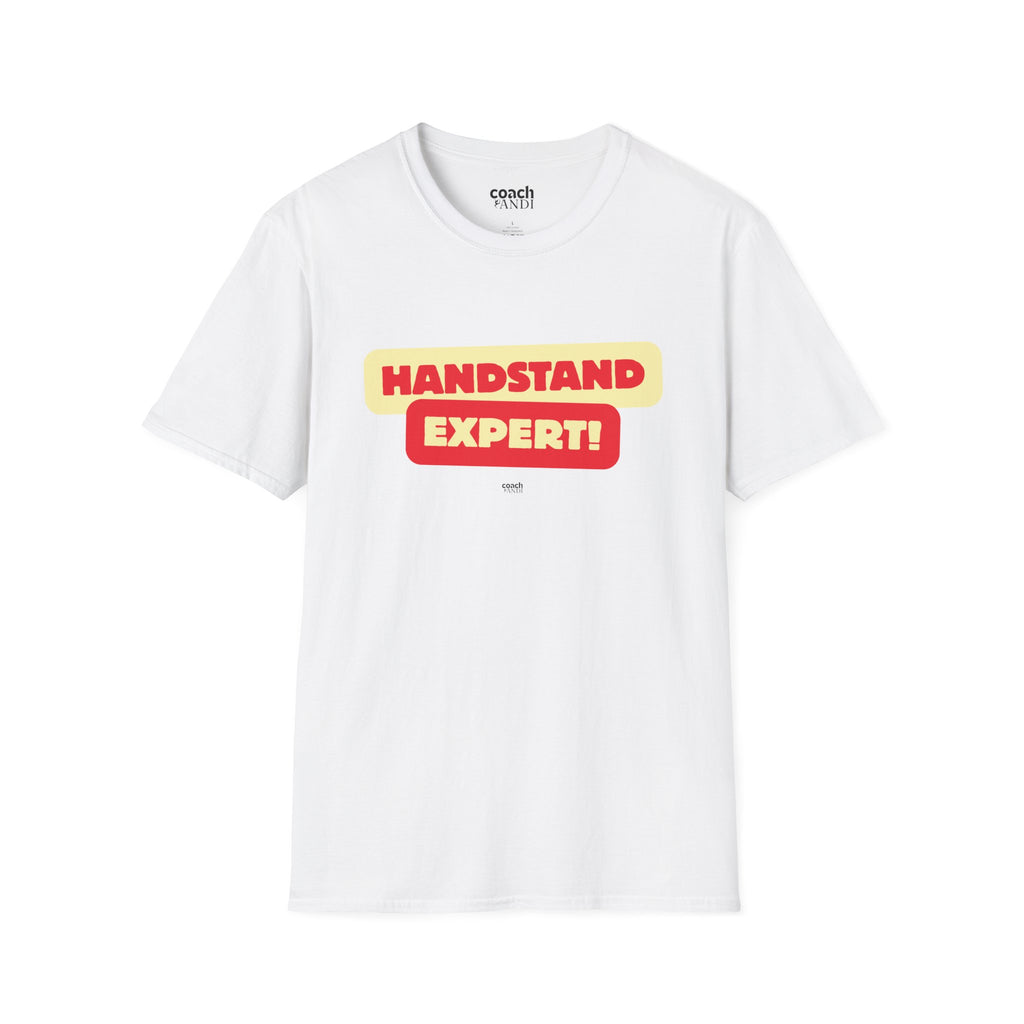 Handstand Expert Tshirt - Red/Yellow (Adult)