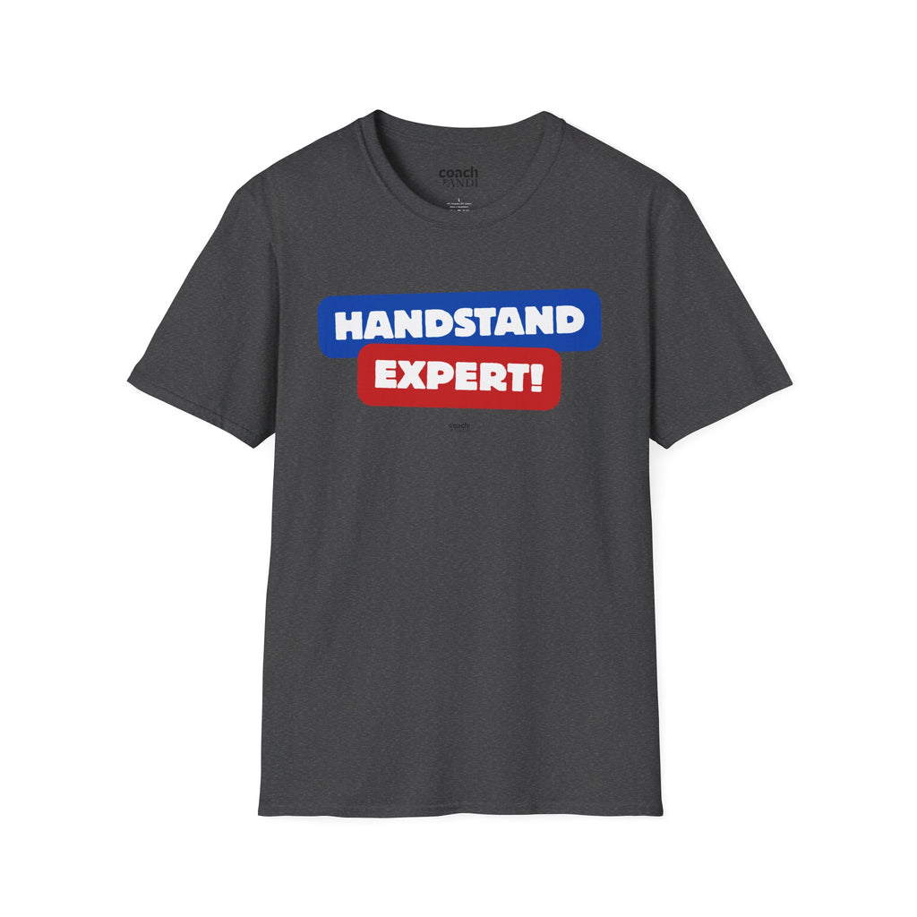 Handstand Expert Tshirt - Red/Blue (Adult)