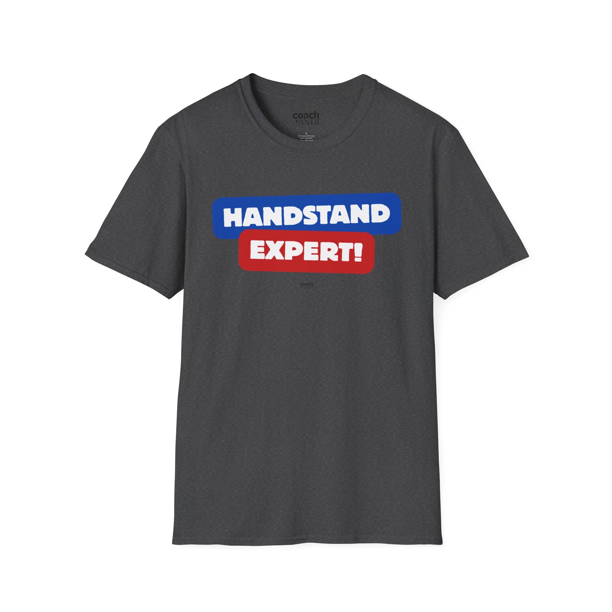 Handstand Expert Tshirt - Red/Blue (Adult)