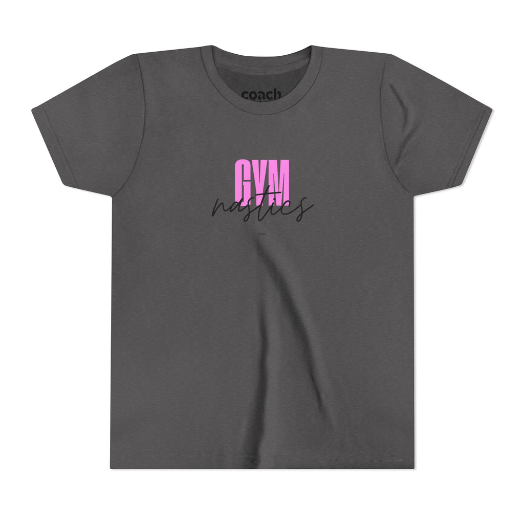 Gym-nastics Short Sleeve Tee - Pink (Youth)