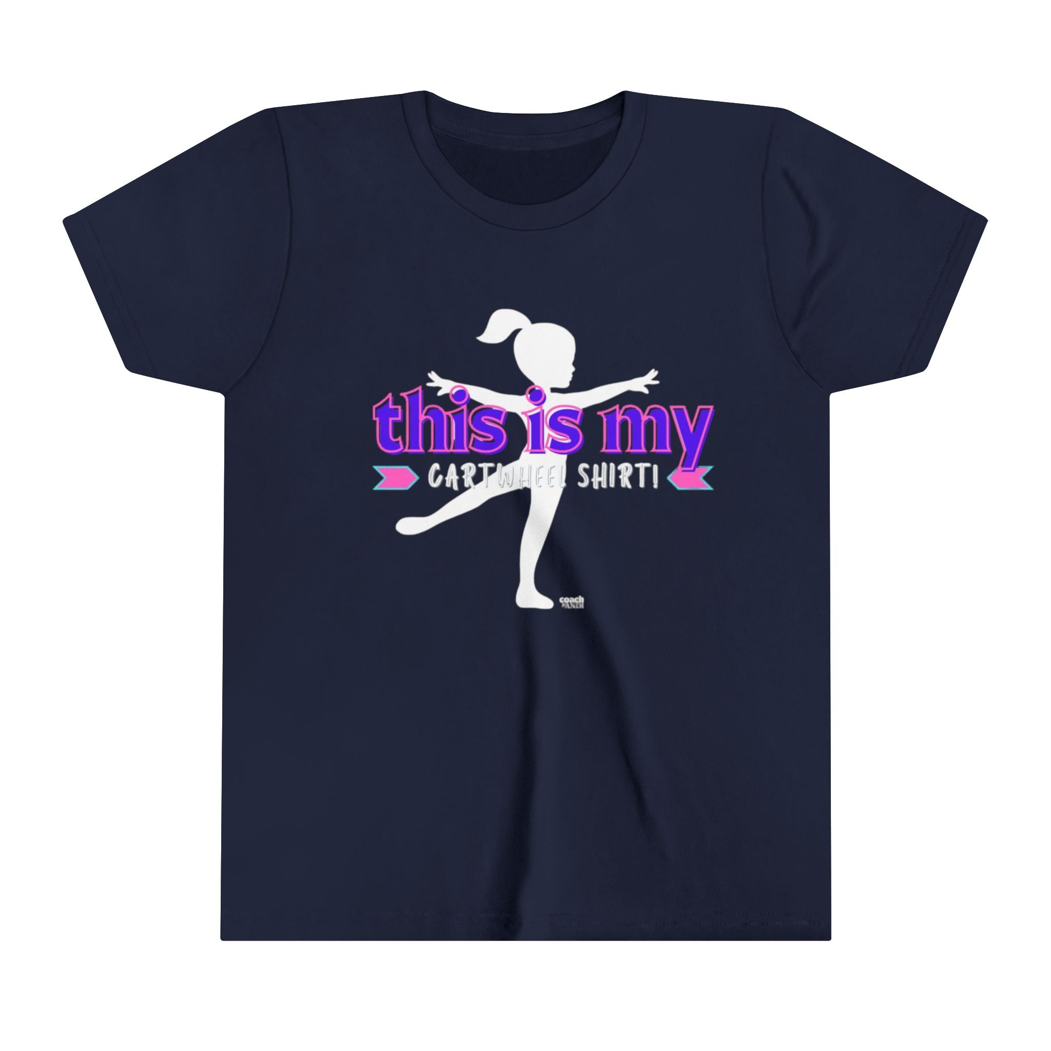 My Cartwheel Shirt-Purple/Pink (Youth Short Sleeve Tee)