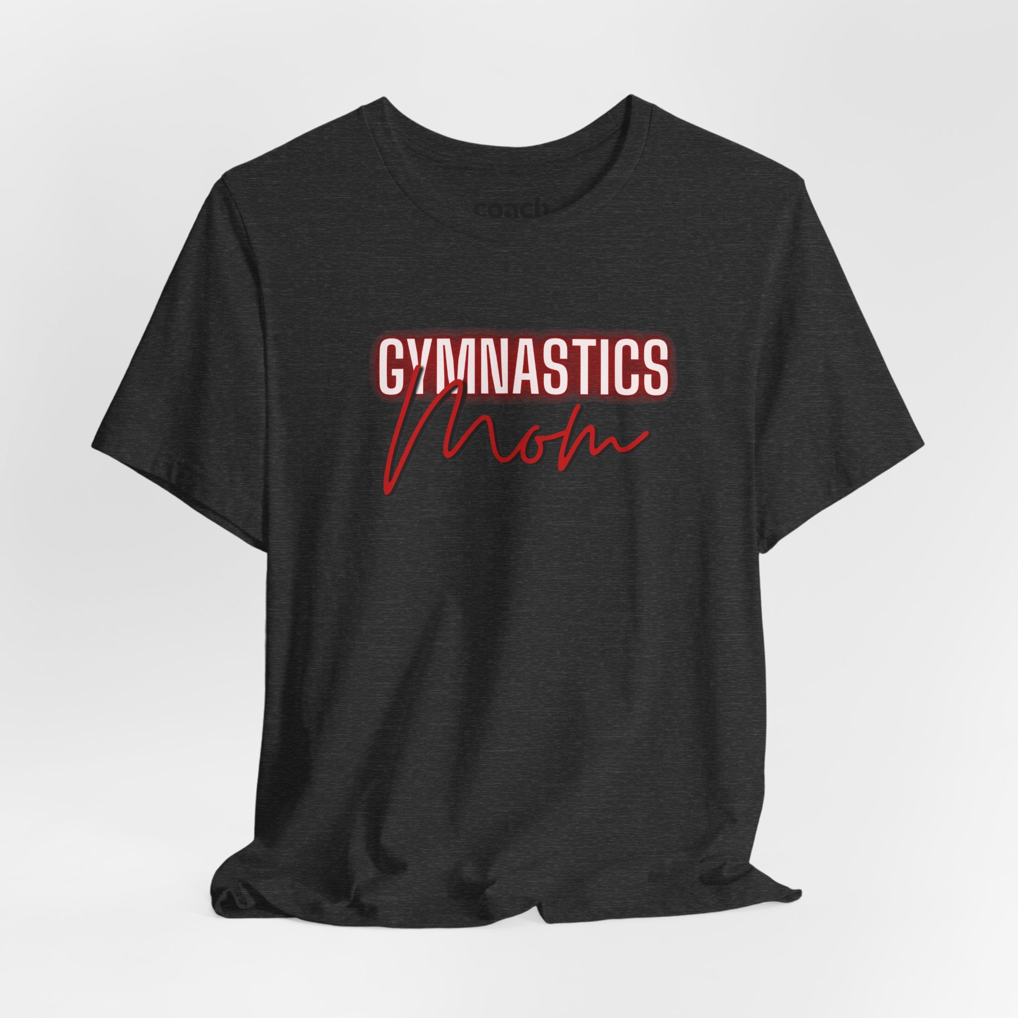Glow Gym Mom Tshirt - Red (Adult)