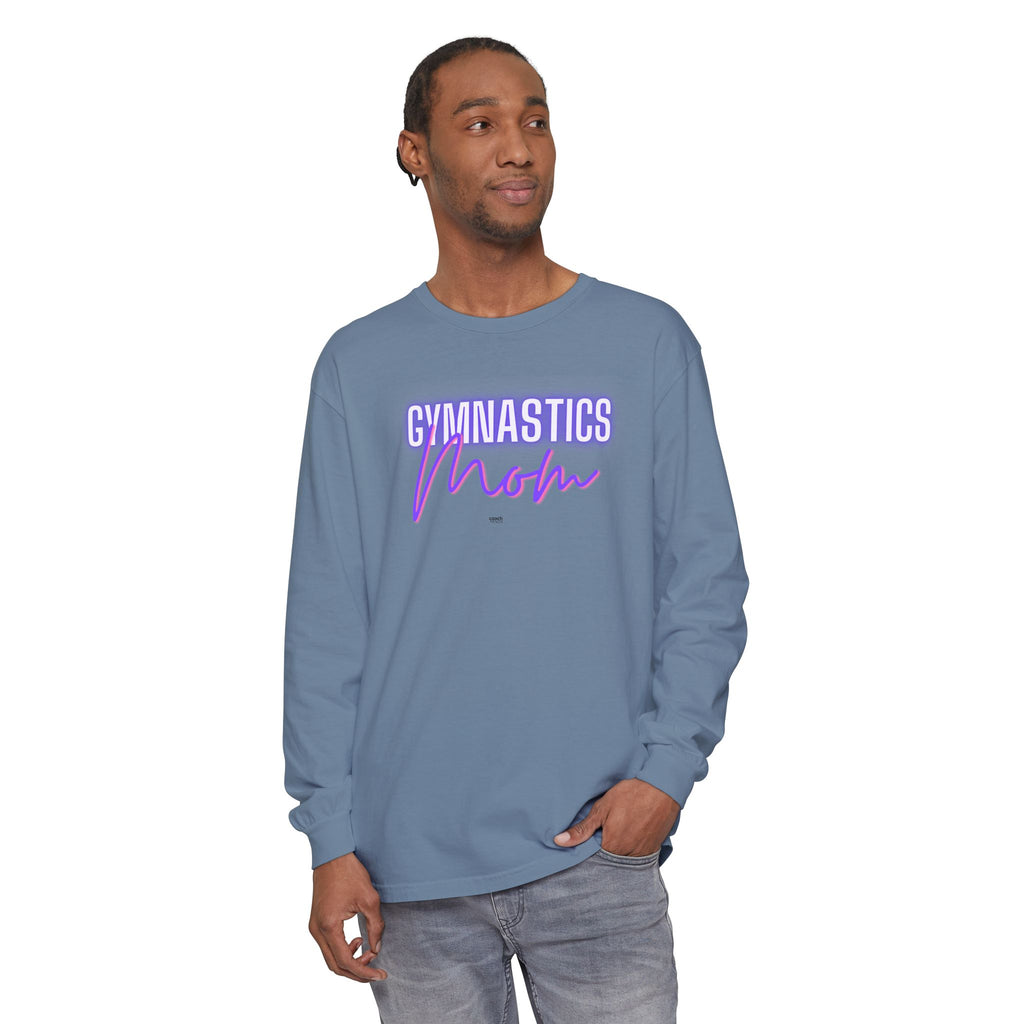 Glow Gym Mom Long Sleeve Shirt - Purple/Pink (Adult)