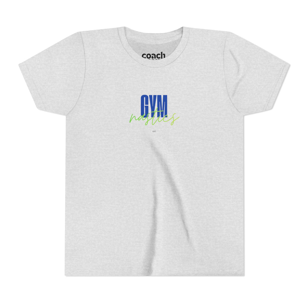 GYMnastics Short Sleeve Tee - Blue/Lime (Youth)