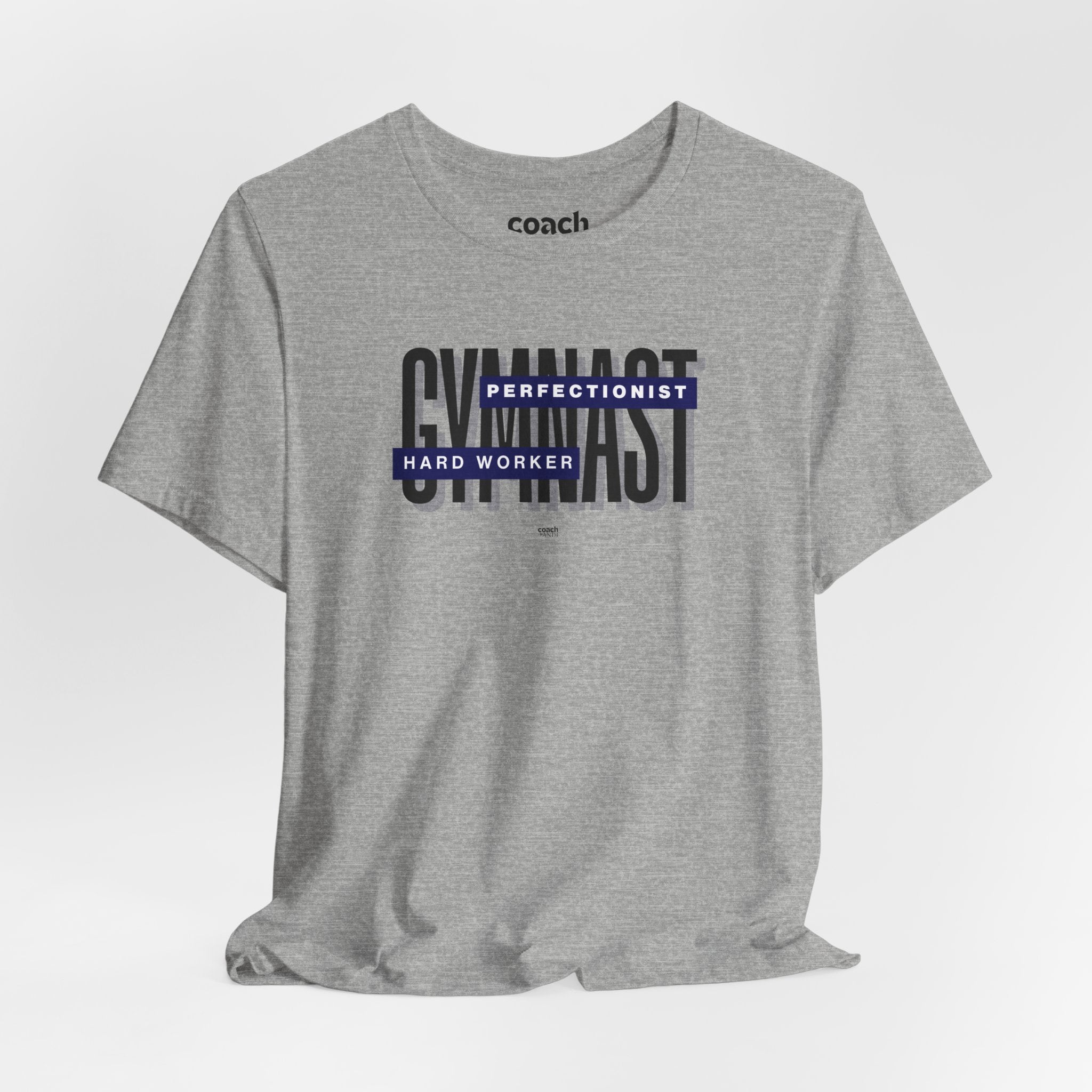Gymnast Hard Worker Tshirt - Blue (Adult)