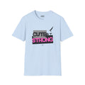 Cute & Strong Tshirt - Pink/Black (Adult)