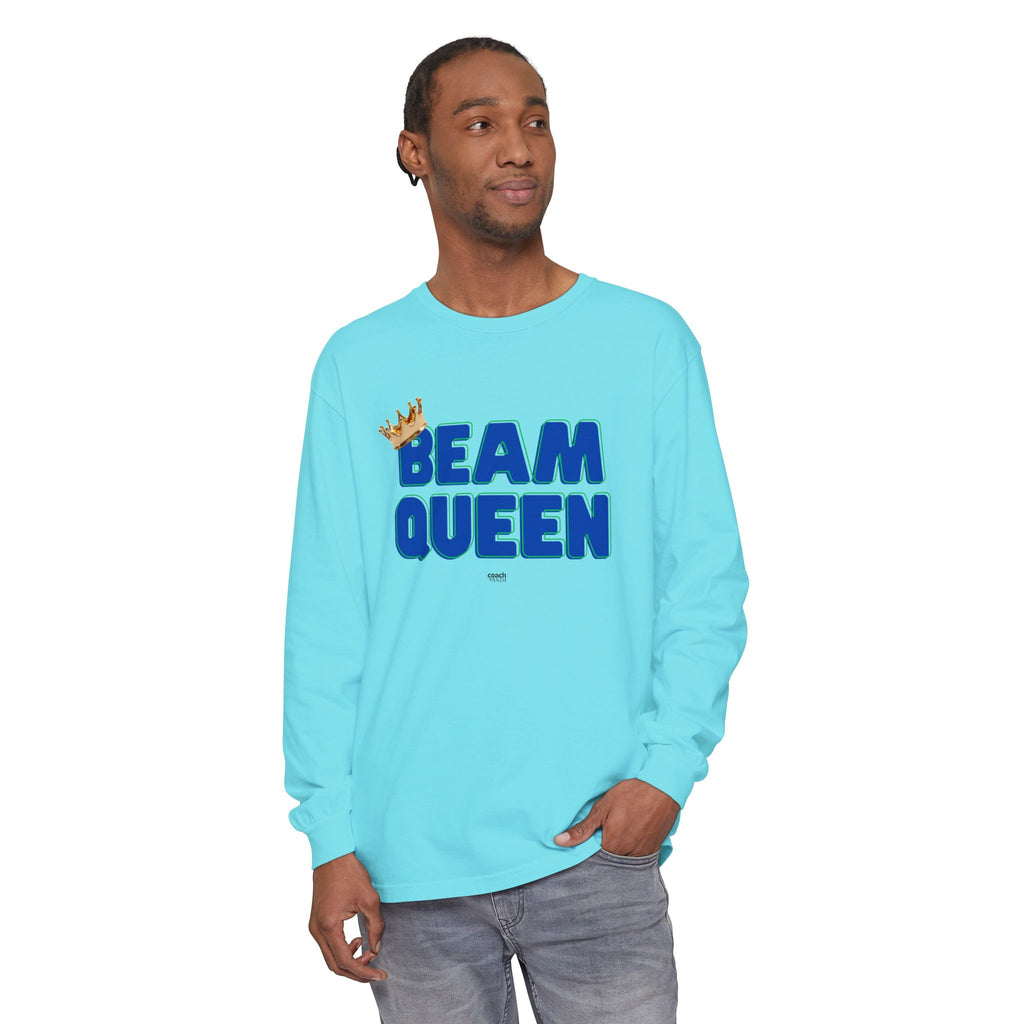 Beam Queen - Blue/Green (Adult Long Sleeve Shirt)
