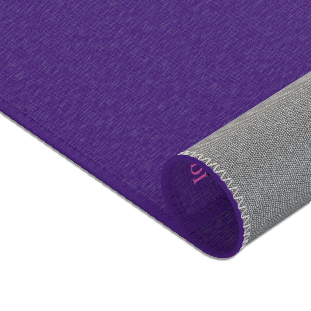 Peace, Love, Gymnastics-Purple (Area Rugs)