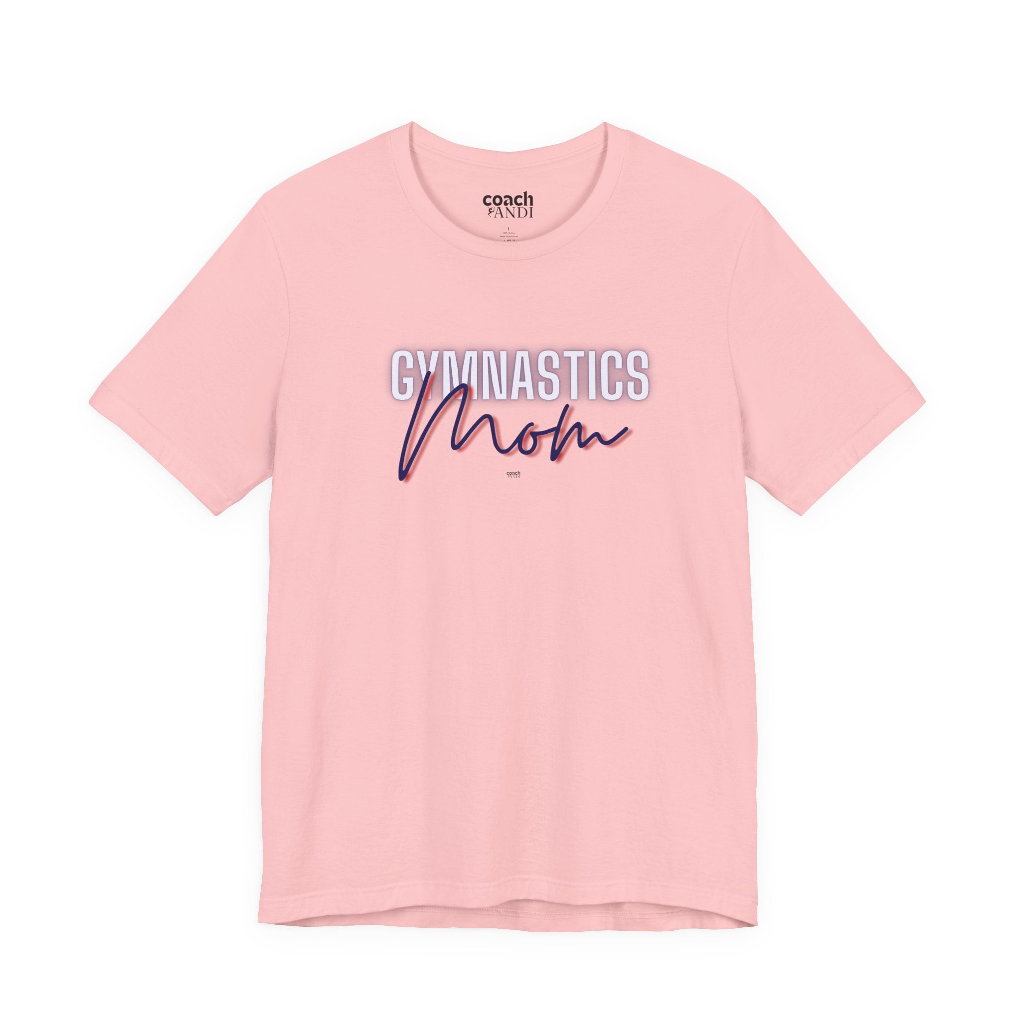 Glow Gym Mom Tshirt - Blue/Red (Adult)