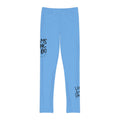 Dreams Dont Work Hard, You Do- Lt Blue (Youth Full-Length Leggings (AOP)
