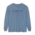 GYMNAST (Bars Beam Floor Vault) Long Sleeve Shirt - Blue (Adult )