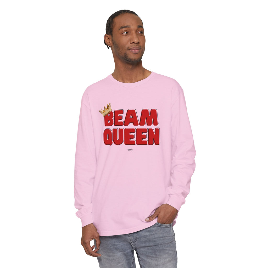 Beam Queen - Red/Black (Adult Long Sleeve Shirt)