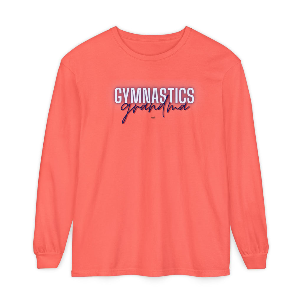 Glow Gym Gma Long Sleeve Shirt - Blue/Red (Adult)