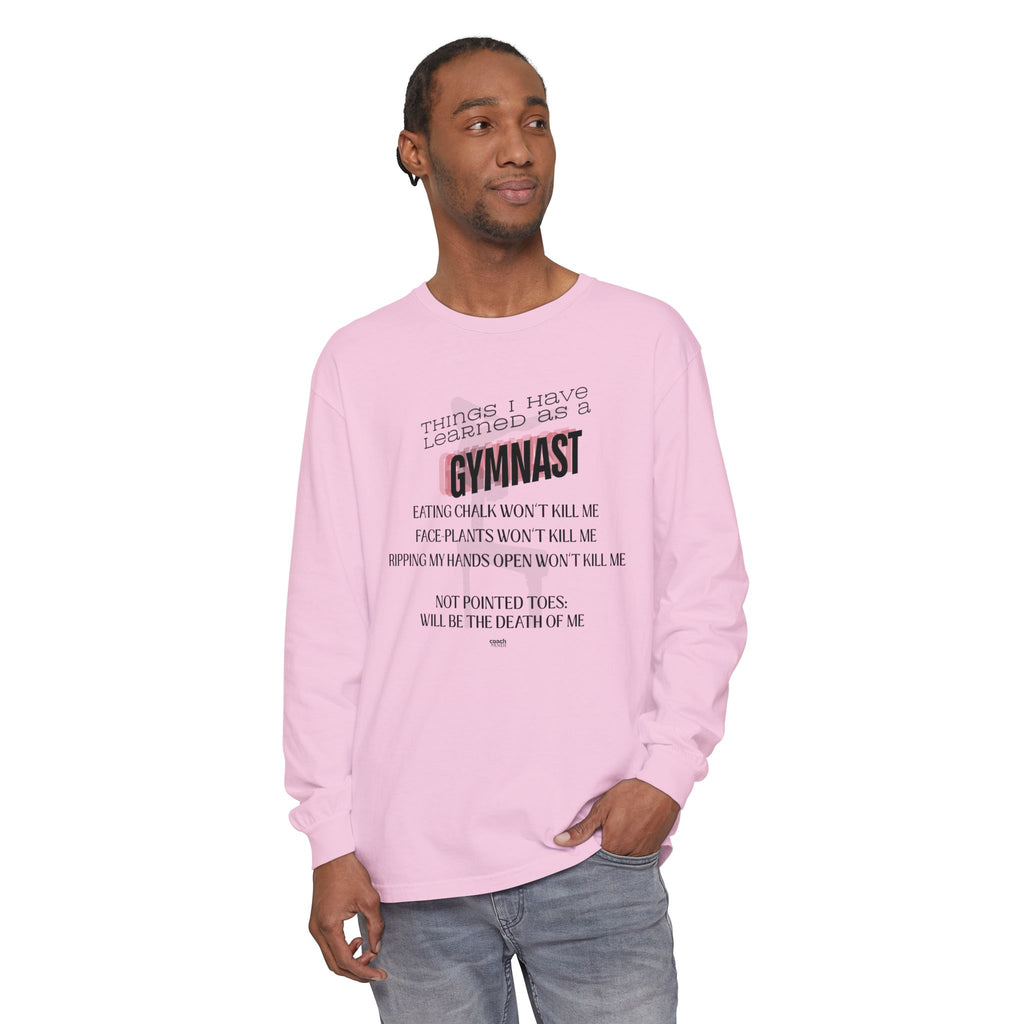Things I Learned as a Gymnast Long Sleeve Shirt - Red (Adult)