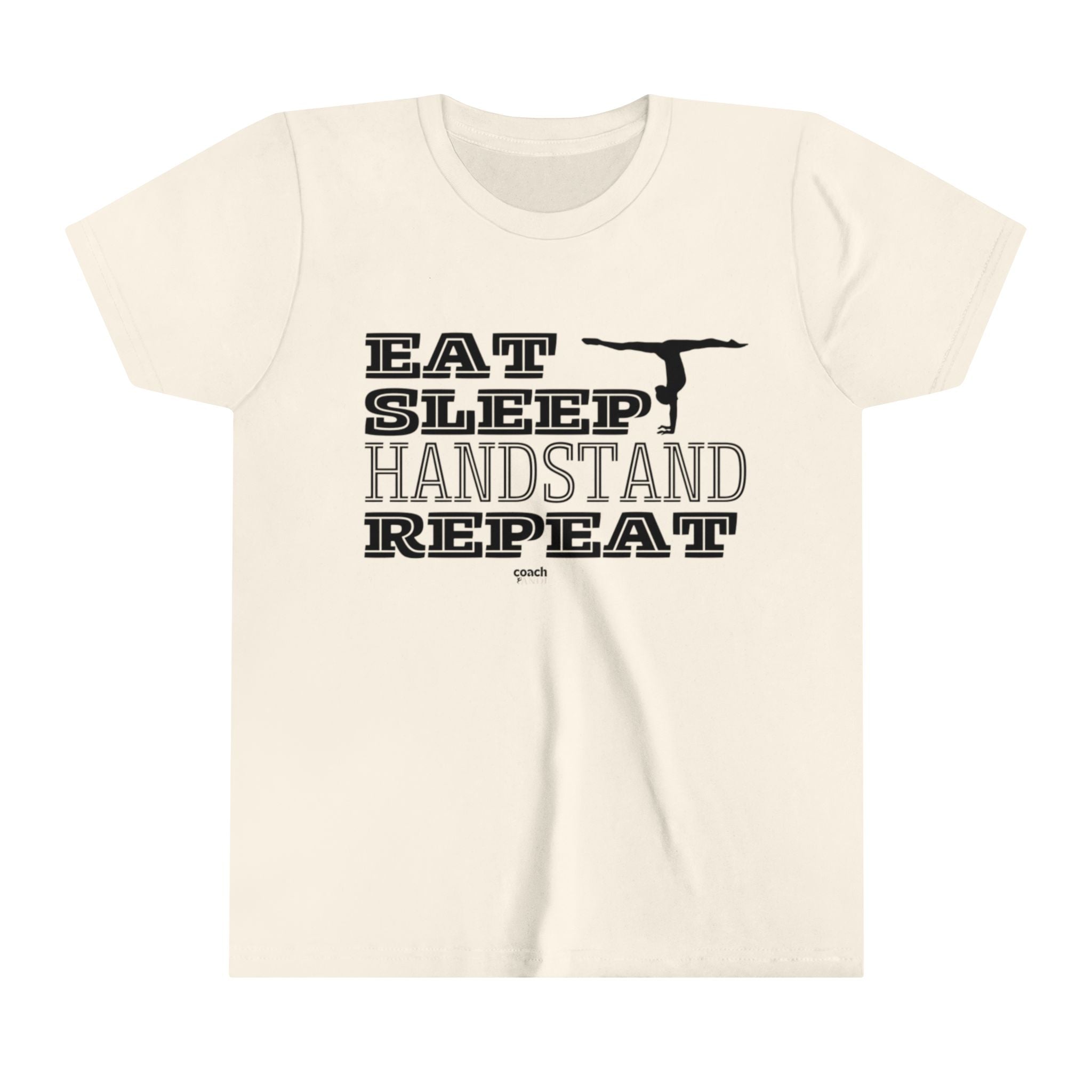 Eat, Sleep, Handstand, Repeat (Youth Short Sleeve Tee)