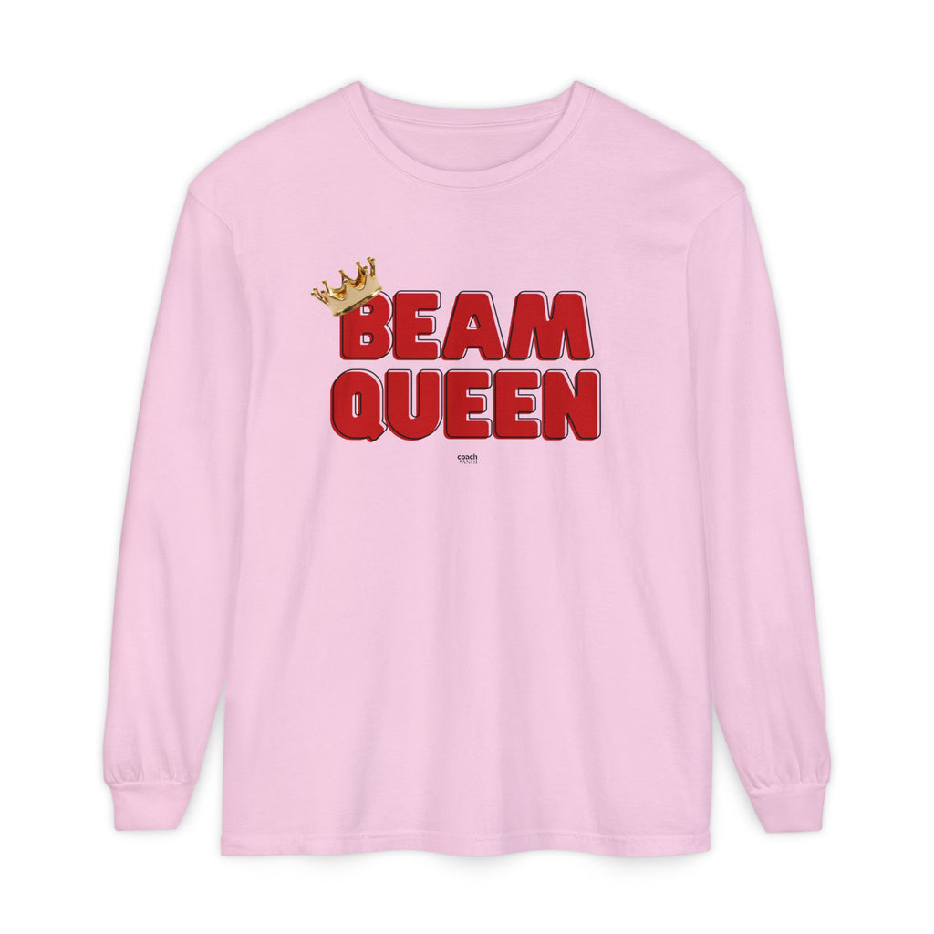 Beam Queen - Red/Black (Adult Long Sleeve Shirt)