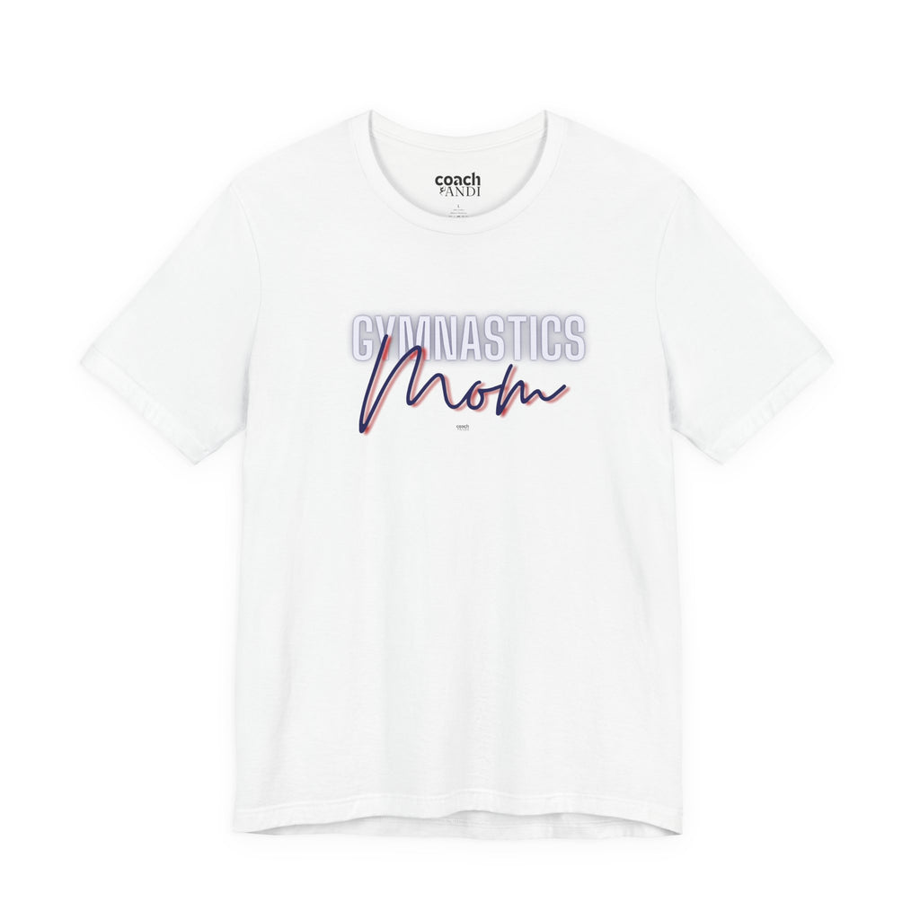Glow Gym Mom Tshirt - Blue/Red (Adult)