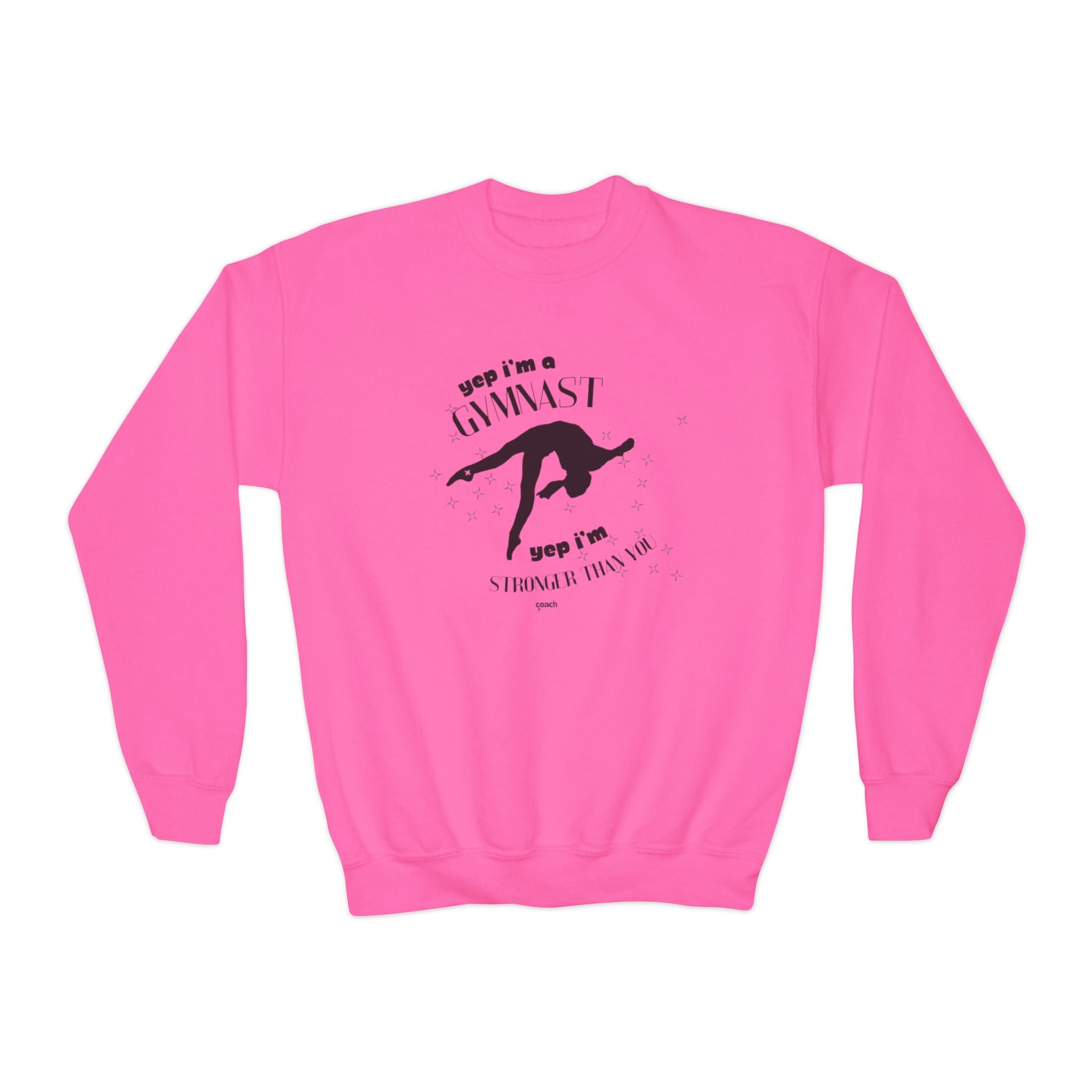 Yep, I'm Stronger Than You (Youth Crewneck Sweatshirt)