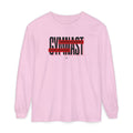 Gymnast Hard Worker Long Sleeve Shirt - Red (Adult)