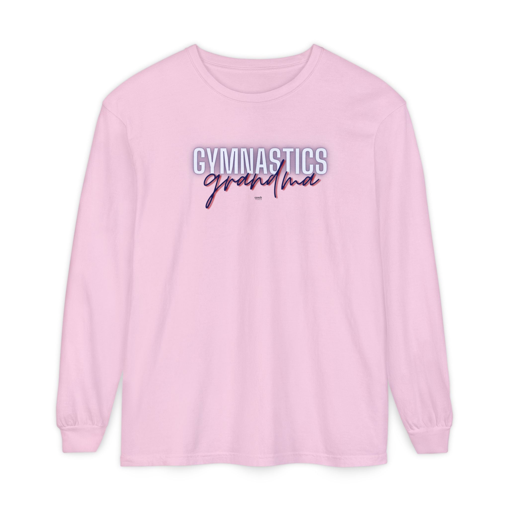 Glow Gym Gma Long Sleeve Shirt - Blue/Red (Adult)