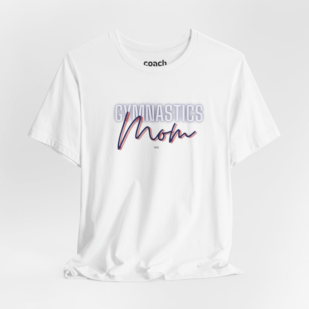Glow Gym Mom Tshirt - Blue/Red (Adult)