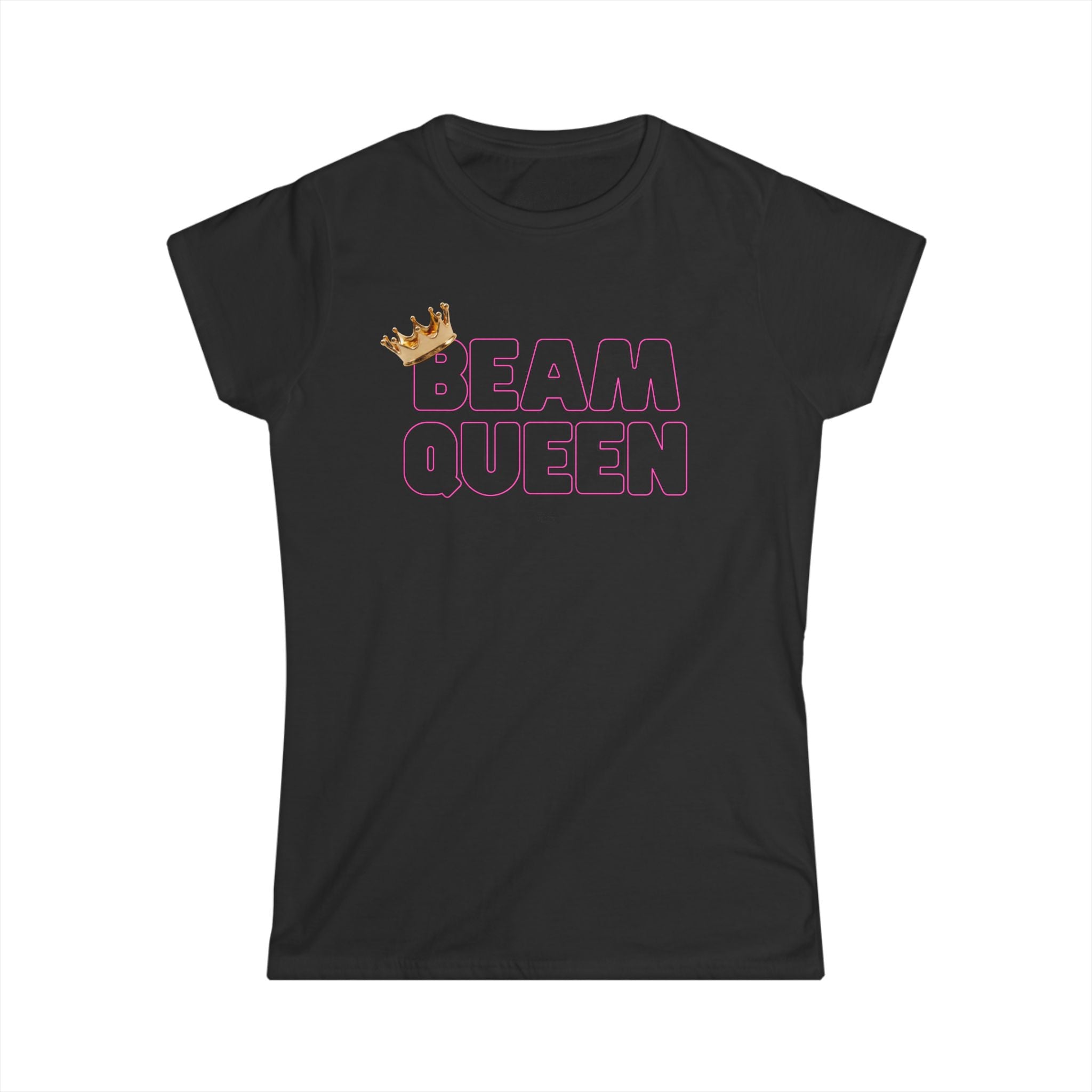 Beam Queen T-Shirt - Black/Pink