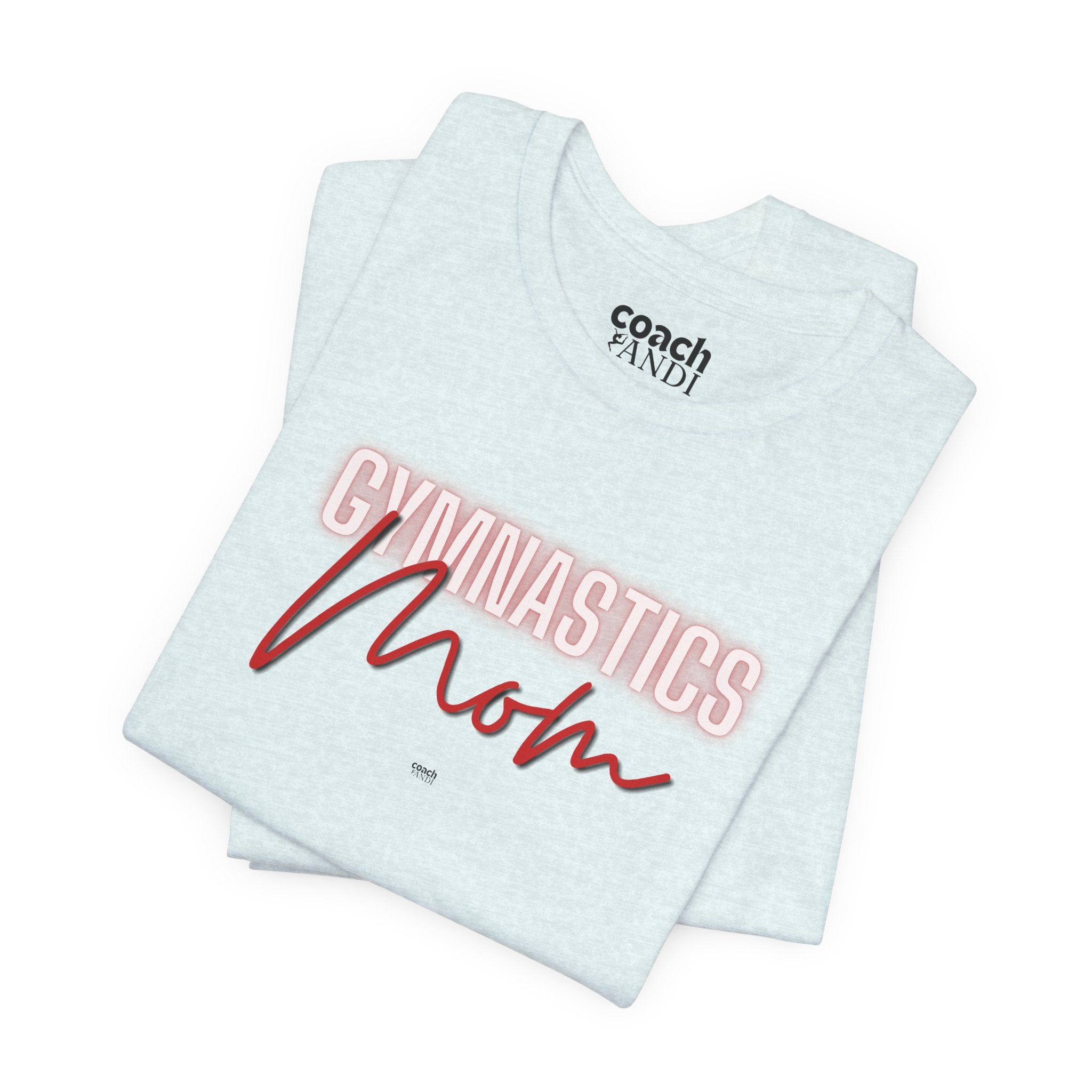 Glow Gym Mom Tshirt - Red (Adult)