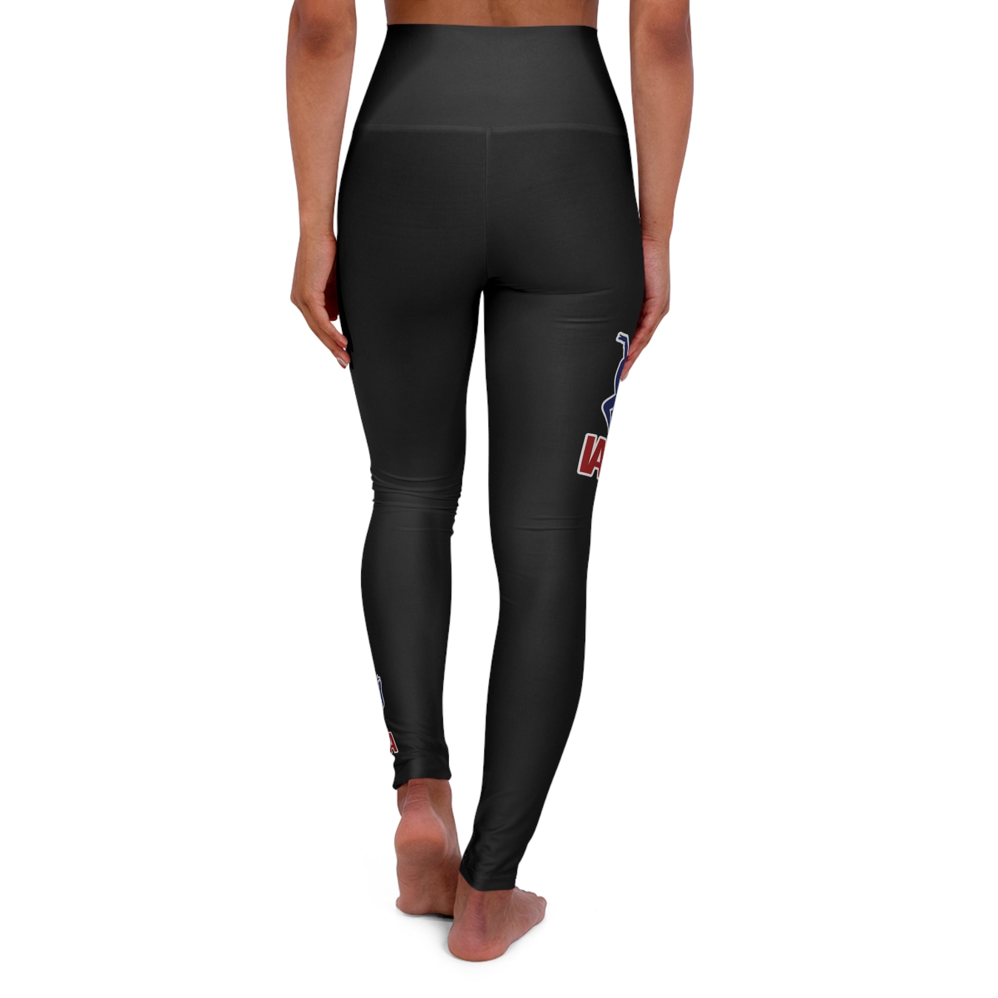 IAGA TEAM-Large Logo(Adult High Waisted Yoga Leggings (AOP)