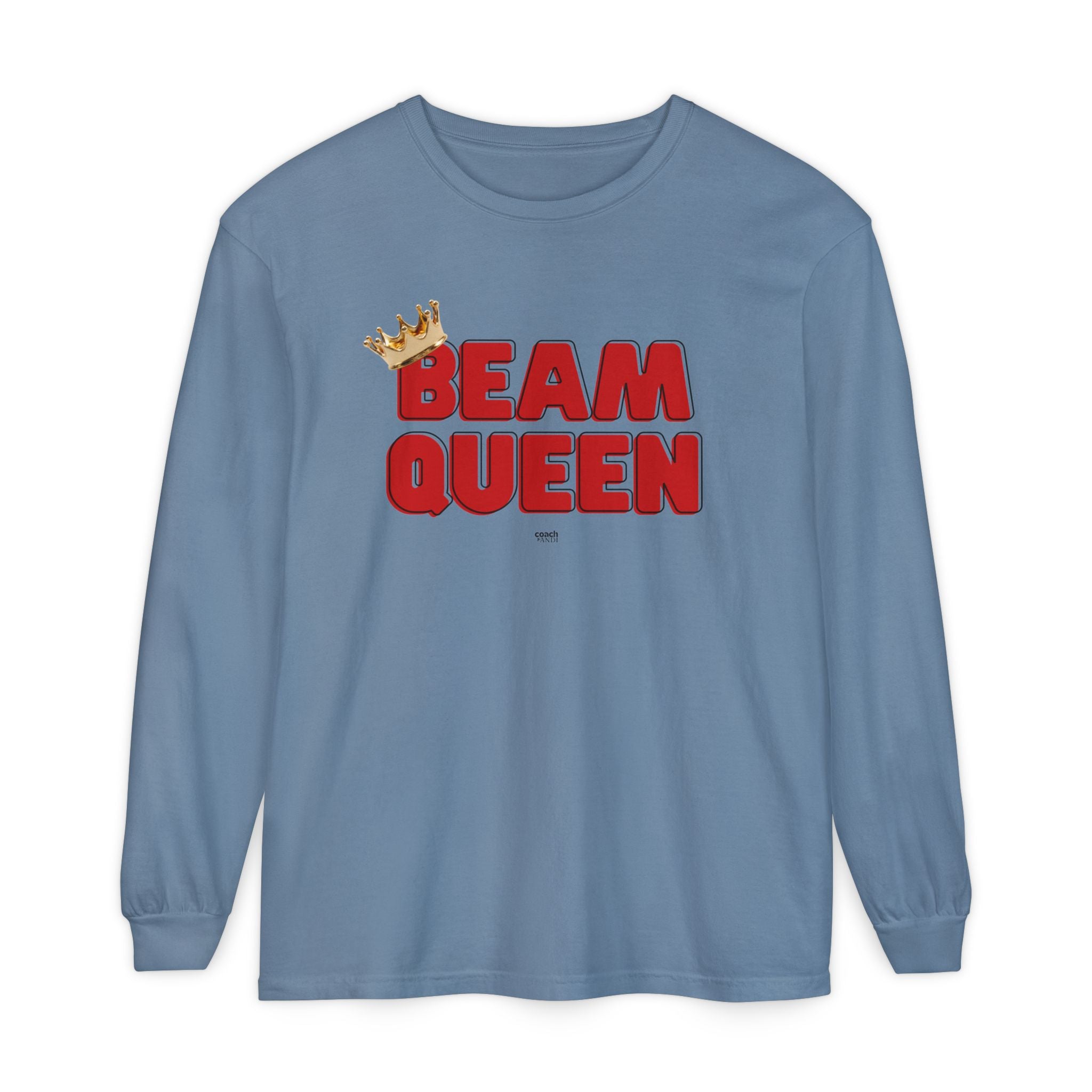 Beam Queen - Red/Black (Adult Long Sleeve Shirt)