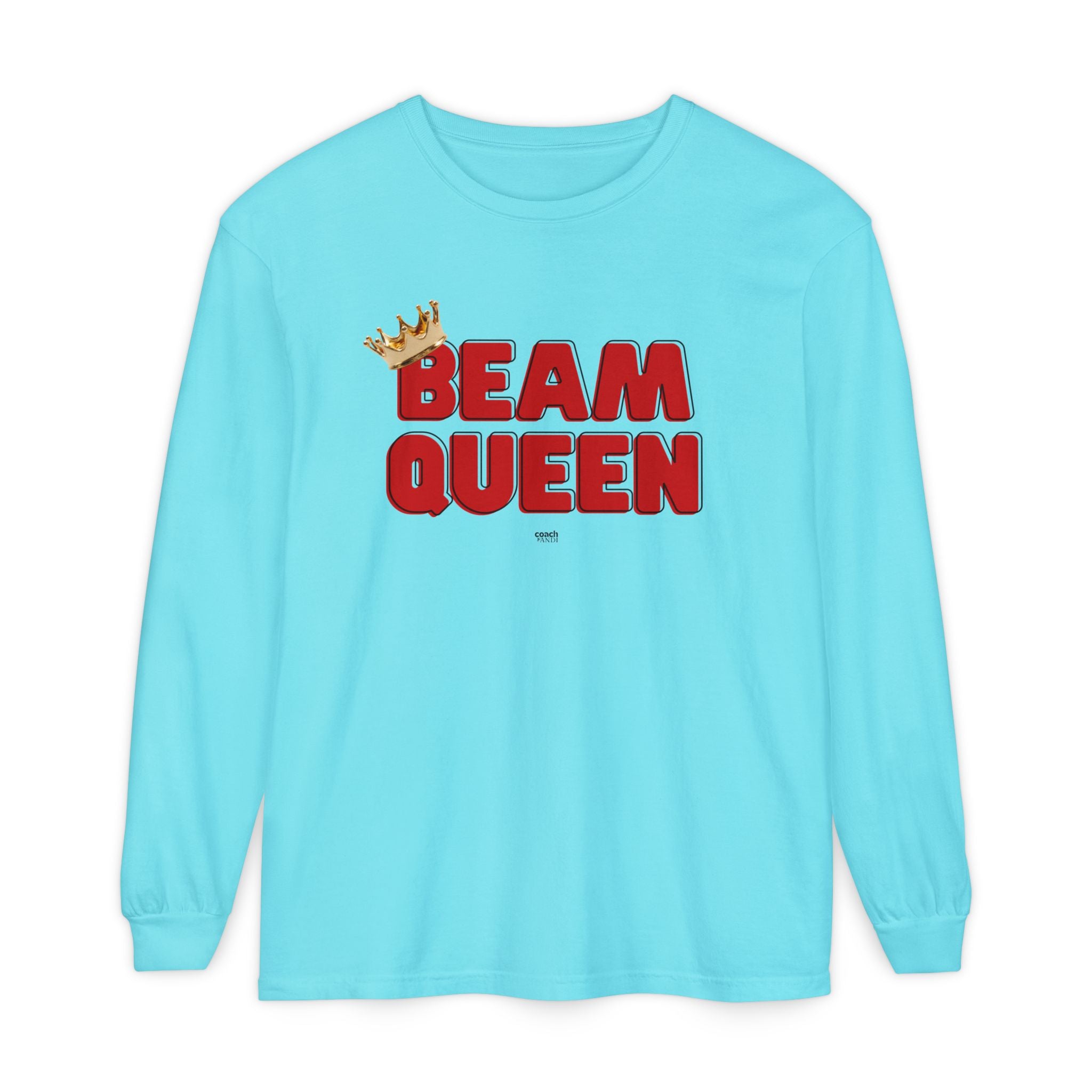 Beam Queen - Red/Black (Adult Long Sleeve Shirt)