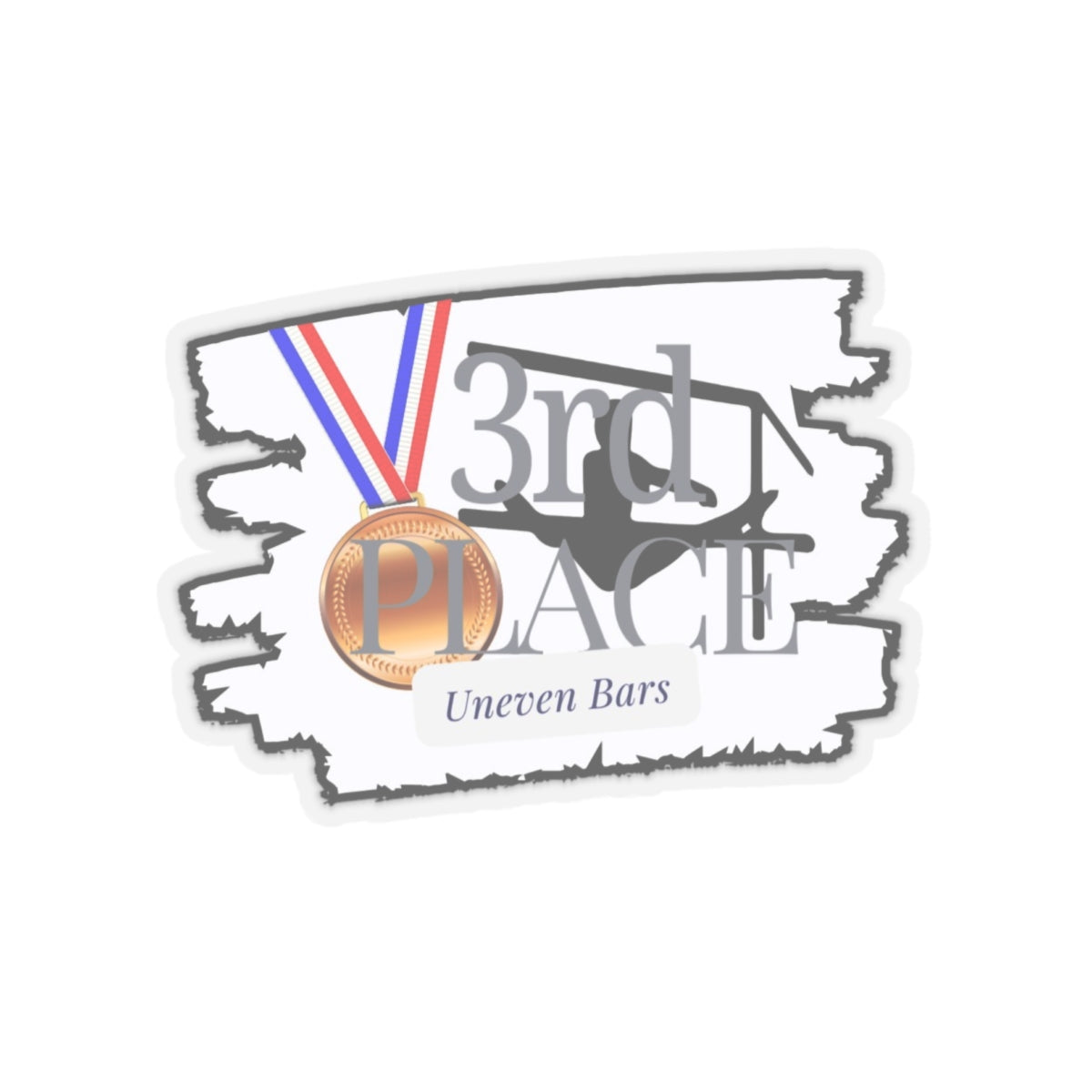 3rd Place Bars (Kiss-Cut Stickers)