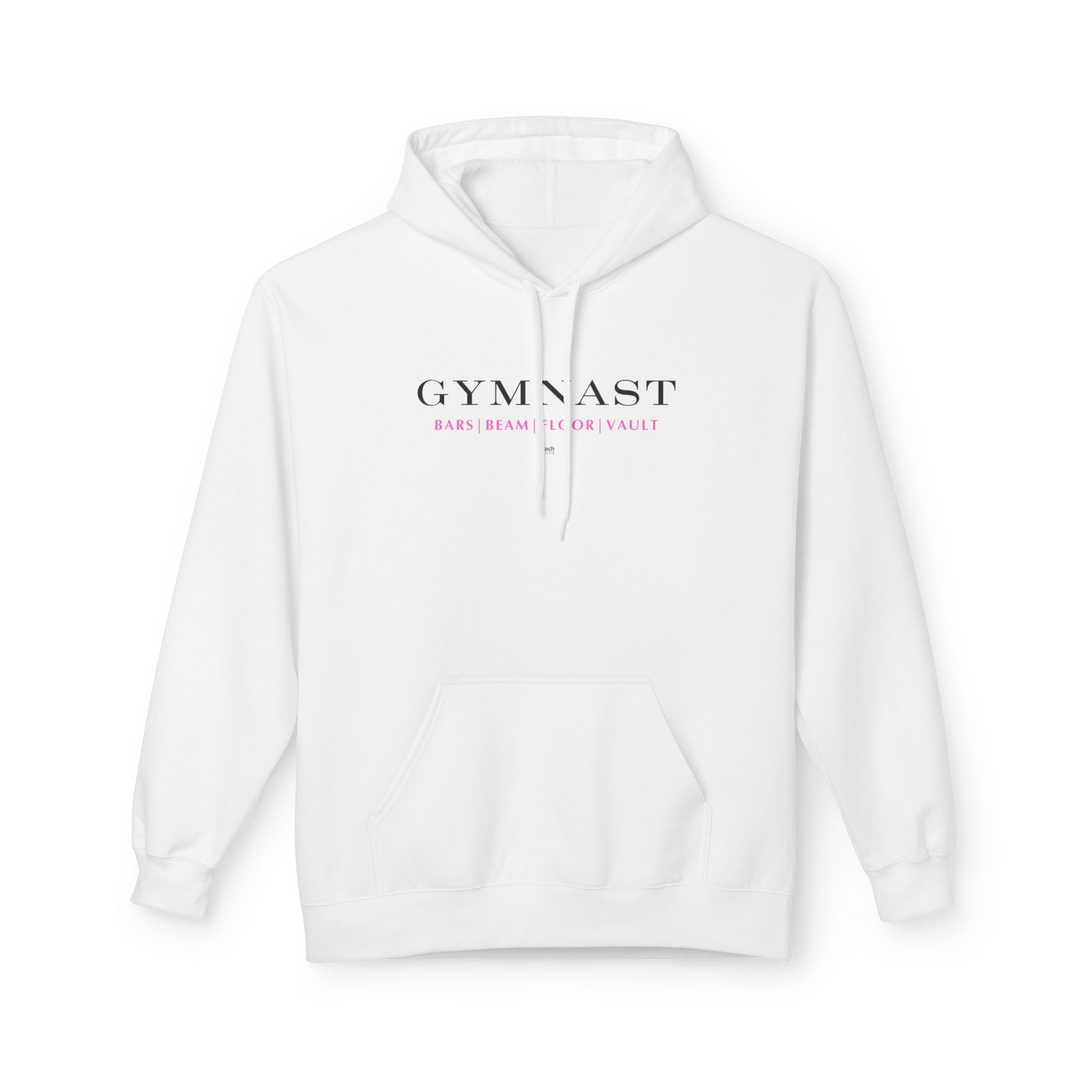 GYMNAST (Bars Beam Floor Vault) Hoodie - Pink (Adult)