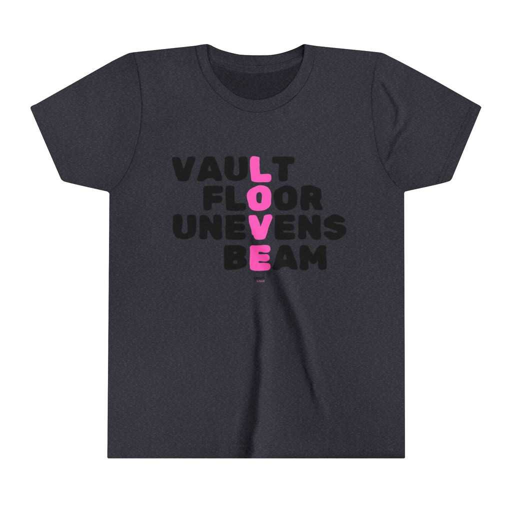 Born to be a Gymnast (Youth Short Sleeve Tee)