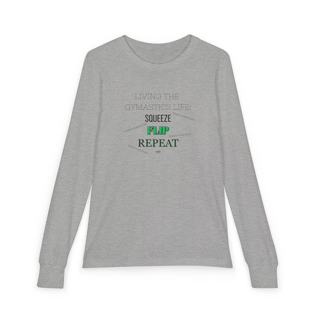 Squeeze Flip REPEAT Long Sleeve Shirt -Green (Youth)