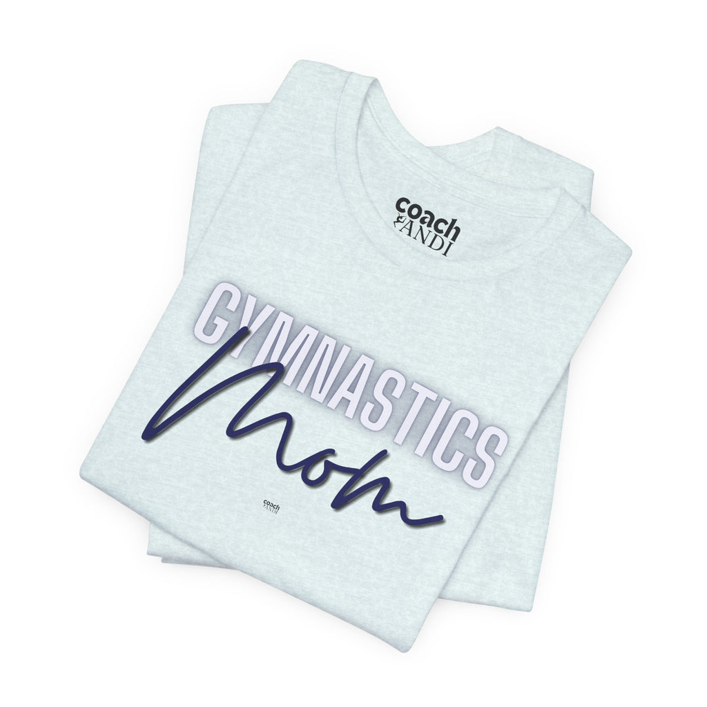 Glow Gym Mom Tshirt - Blue (Adult)